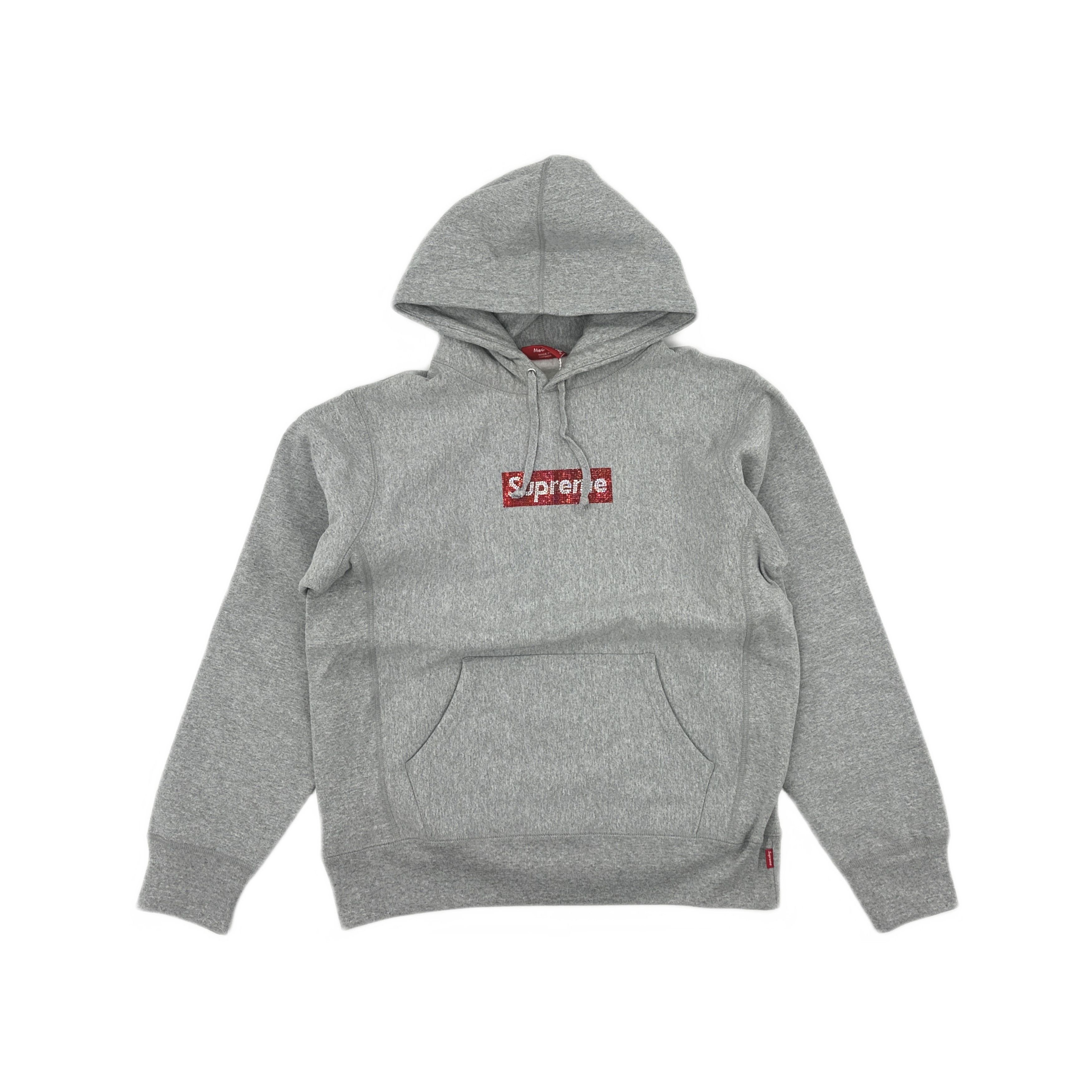 Supreme × Swarovski Supreme x Swarovski Box Logo Hooded Sweatshirt