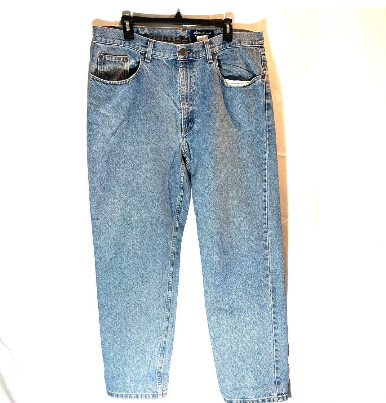 Eddie Bauer × Vintage Vintage Light Wash Heavyweight Jeans Size US 38 / EU 54 - 1 Thumbnail