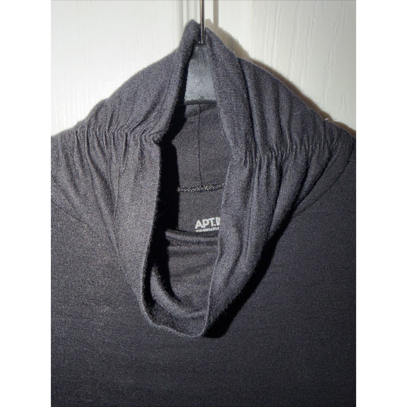 Apt. 9 Apt. 9 Essentials Women's Shirt PXS Black Turtle Neck Long Size XS / US 0-2 / IT 36-38 - 4 Thumbnail