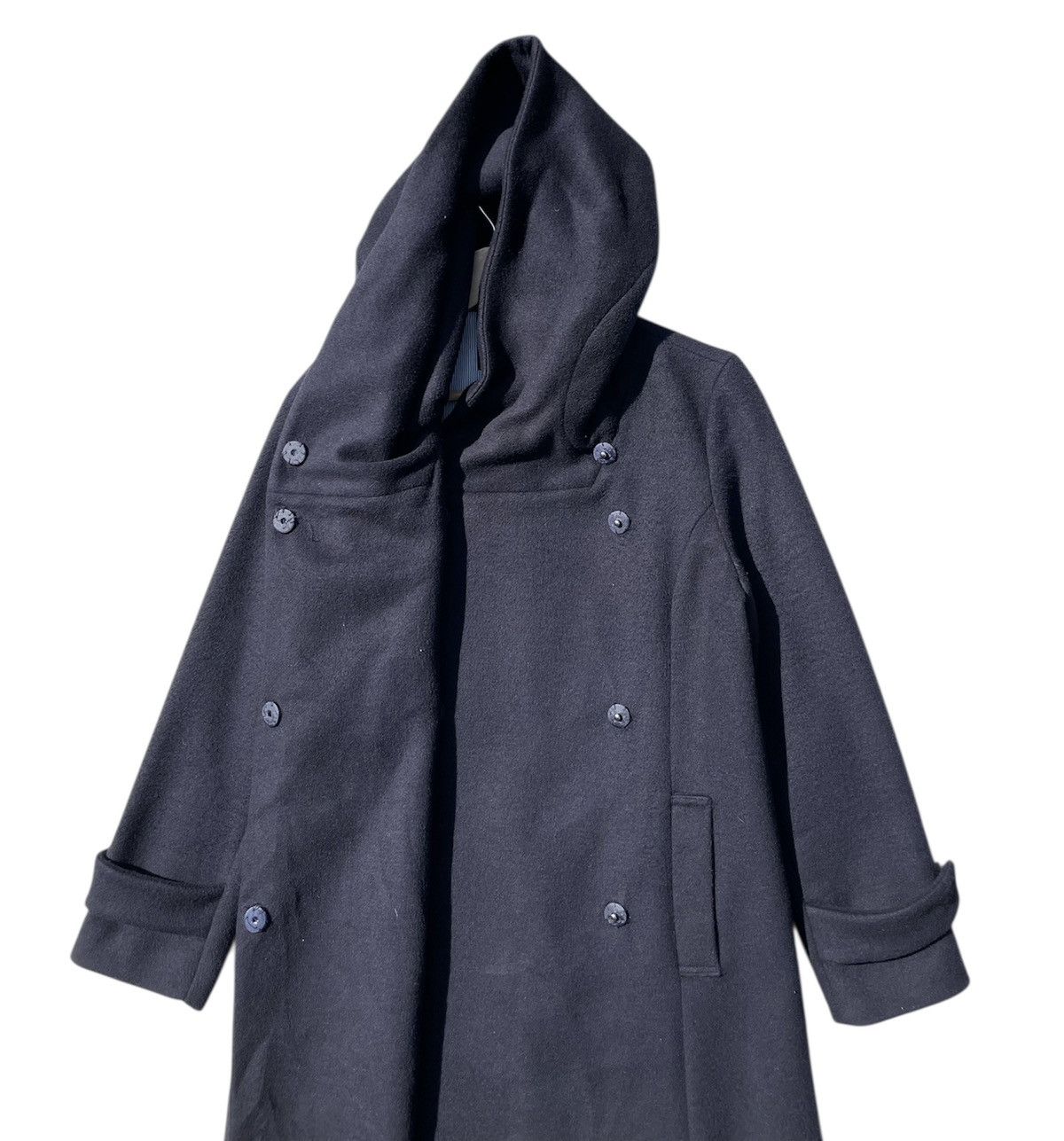 ATSURO TAYAMA 🔥Accept Binding🔥 Atsuro Tayama Black Wool Peacoat With Hood Size S / US 4 / IT 40 - 5 Thumbnail