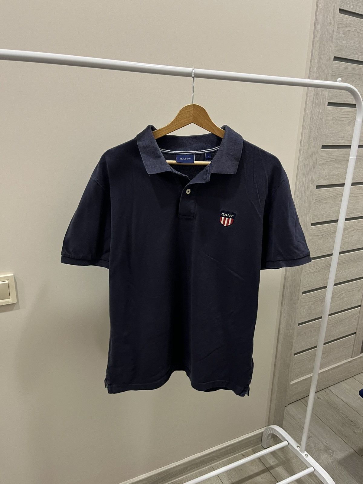 Gant Vintage Gant USA Rugby Polo Navy Blue Y2K Streetwear Casual Size US L / EU 52-54 / 3 - 1 Thumbnail