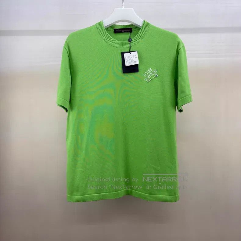 Louis Vuitton Louis Vuitton Green pin short sleeve Size US L / EU 52-54 / 3 - 1 Thumbnail