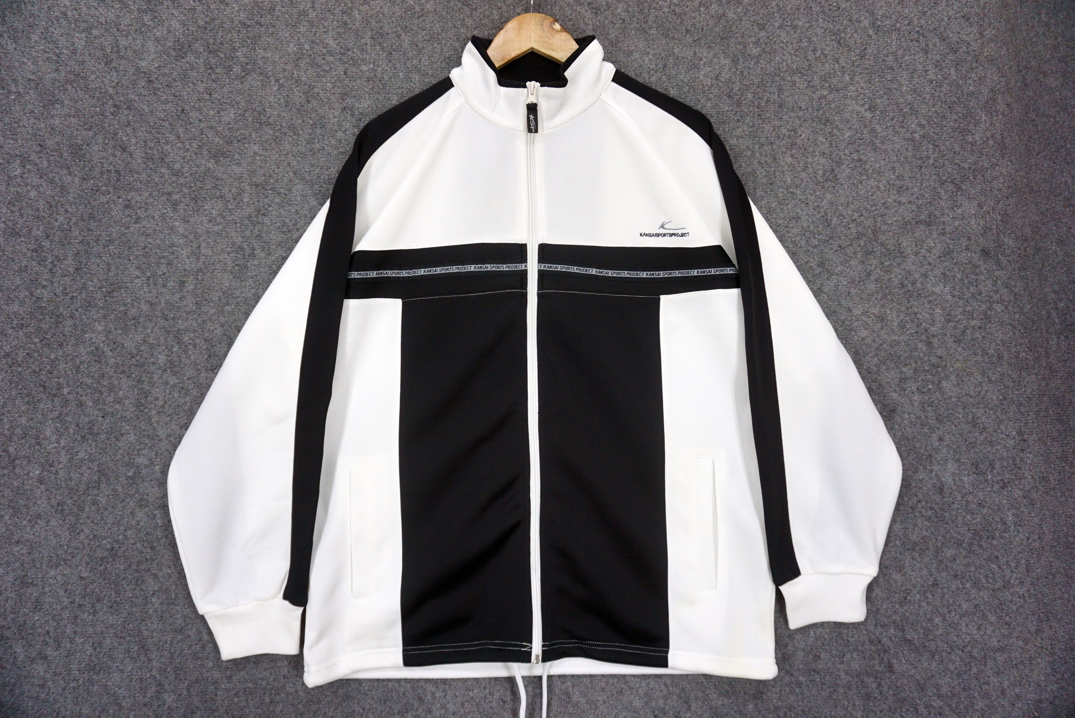 Japanese Brand Vintage Kansai Yamamoto Kansai Sport Project Track Jacket Size US L / EU 52-54 / 3 - 1 Thumbnail