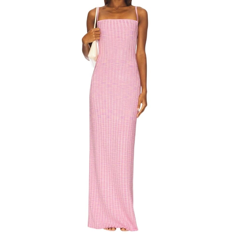 Lovers and Friends Lovers and Friends Talvi Maxi Dress in Pink Space Dye Size M Size M / US 6-8 / IT 42-44 - 1 Thumbnail