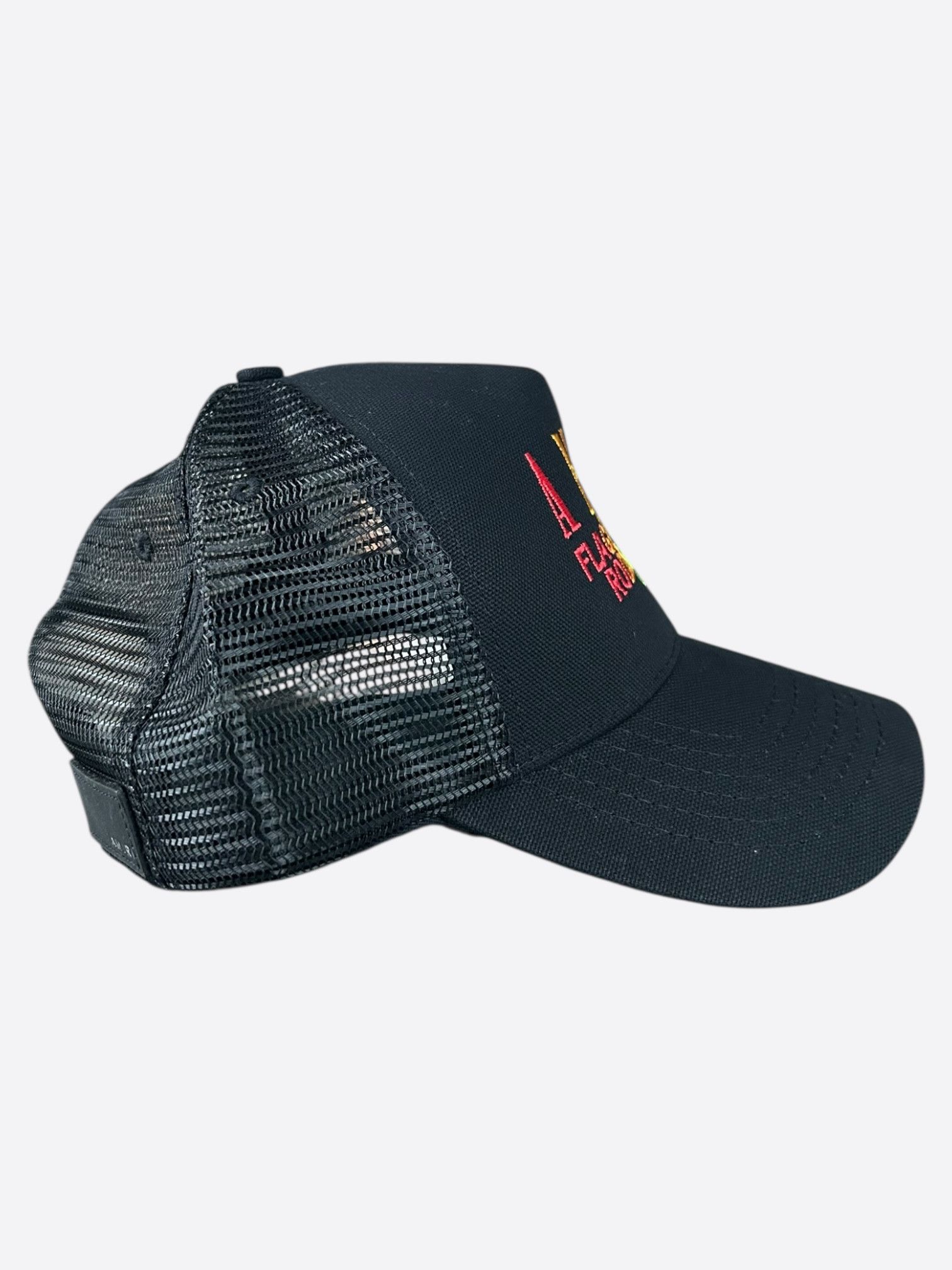 Amiri Amiri Black Rainbow Beverly Hills Logo Trucker Hat Size ONE SIZE - 2 Thumbnail