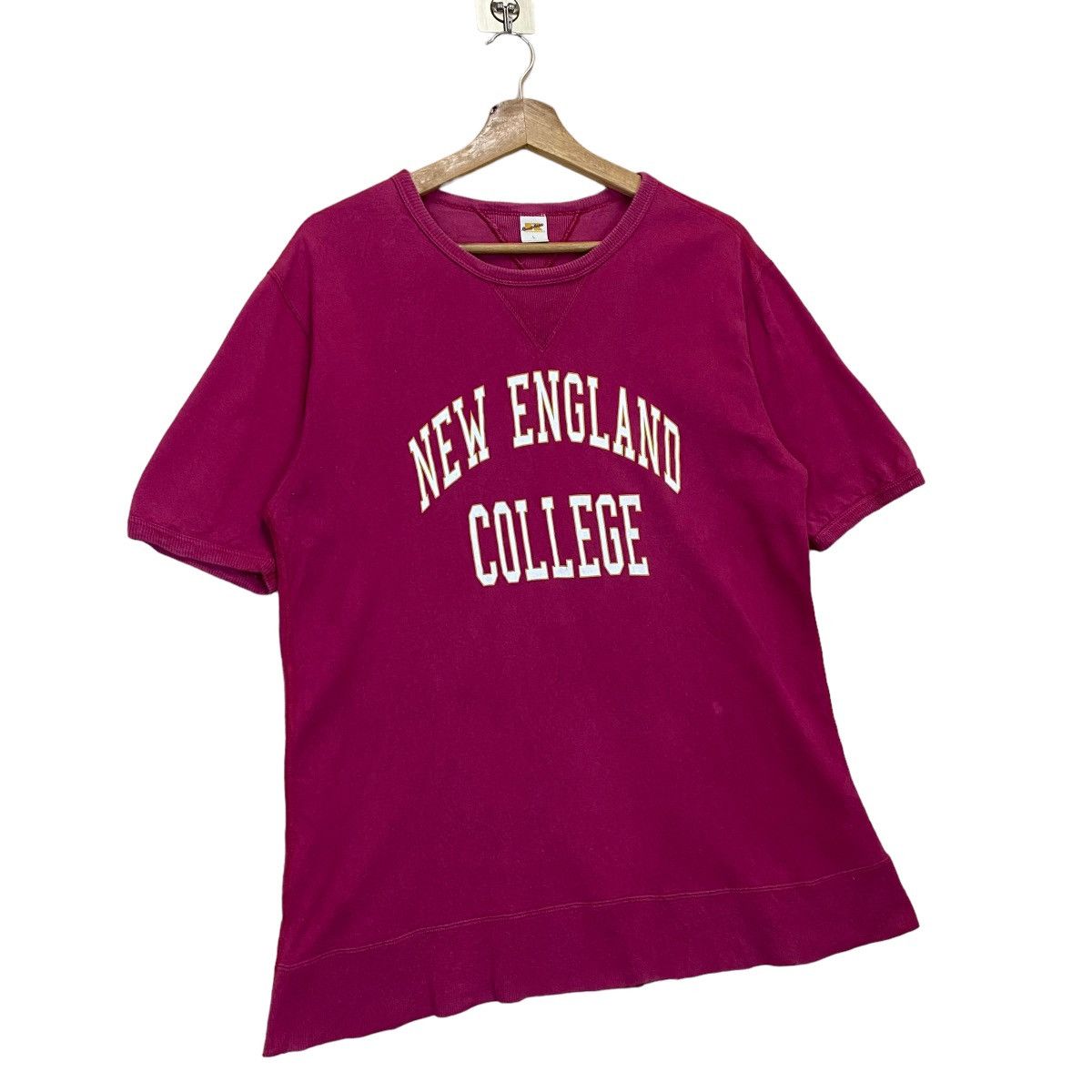 New England Shirt Company REPRODUCTION!! 80s New England Collage Shortsleeve Jumper Size US M / EU 48-50 / 2 - 2 Thumbnail