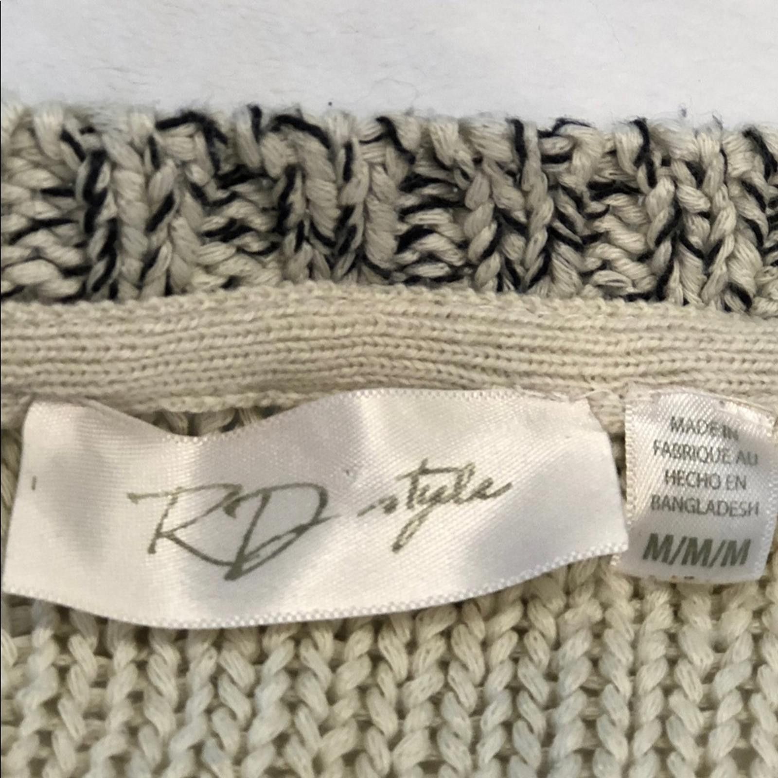 Other RD Style Sweater heather gray with cream panel long sleeve M Size M / US 6-8 / IT 42-44 - 5 Thumbnail