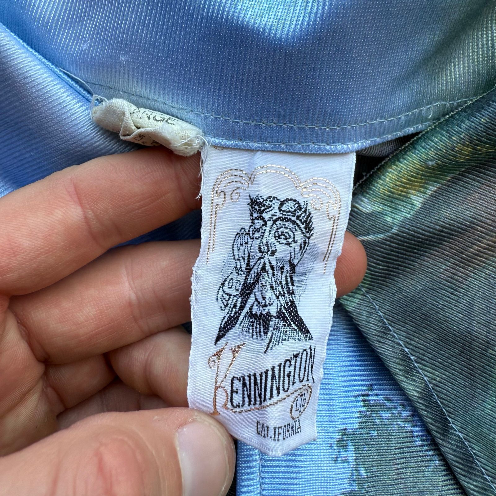 Kennington Ltd. × Vintage Kennington Garden Of Eden Style Overprint Button Up Shirt XL Size US XL / EU 56 / 4 - 5 Thumbnail