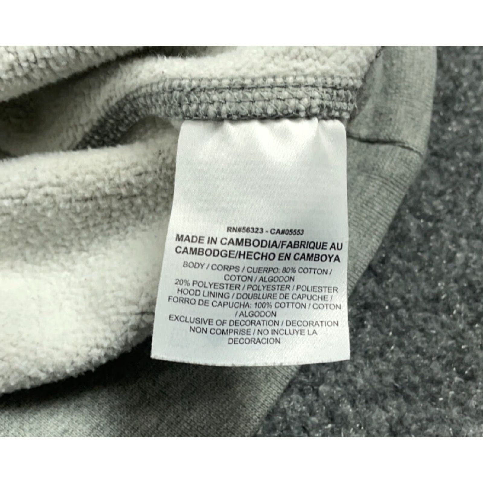 Nike Nike Hoodie Gray Big Swoosh Embroidered Pullover Mens Small Regular Fit Crew Neck Front Pocket 90s Retro Style Sweatshirt Size US S / EU 44-46 / 1 - 5 Thumbnail