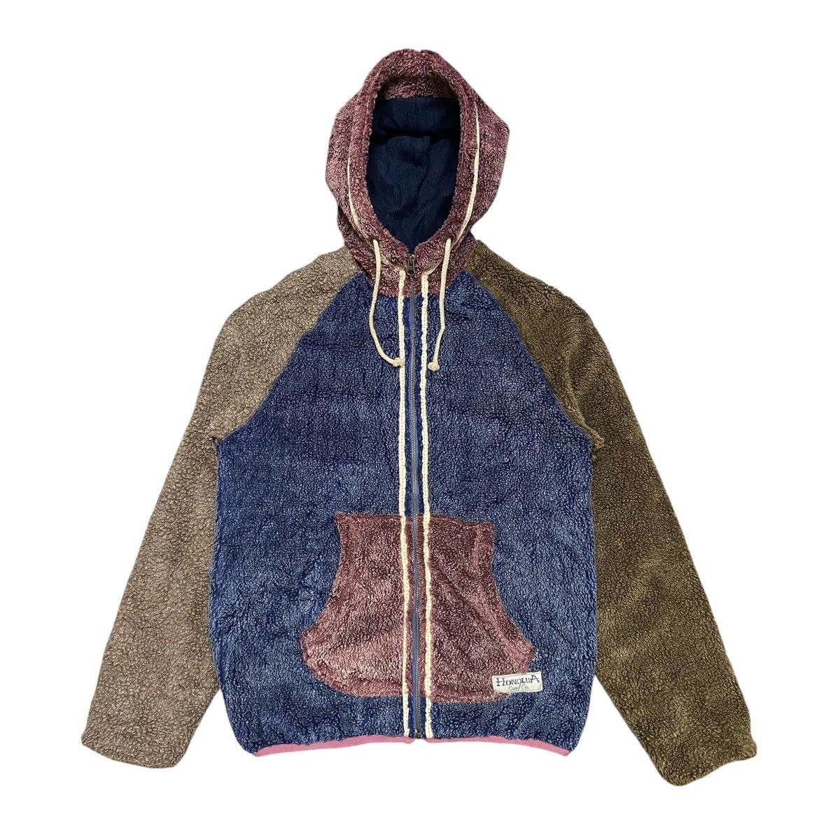Japanese Brand Honolua Surf Co. Deep Pile Hoodie Fleece Jacket Size US L / EU 52-54 / 3 - 1 Thumbnail