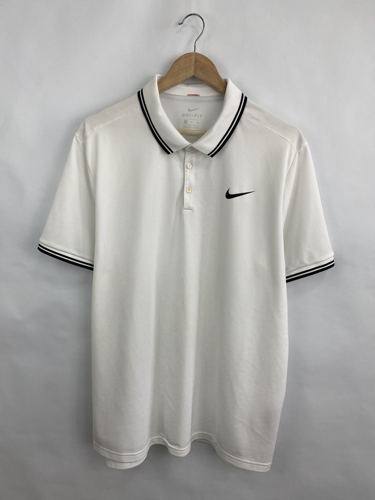 Nike × Tiger Woods 🇺🇸 Y2K Nike Golf Polo T-Shirt Rare Retro Hype Size US XL / EU 56 / 4 - 3 Thumbnail