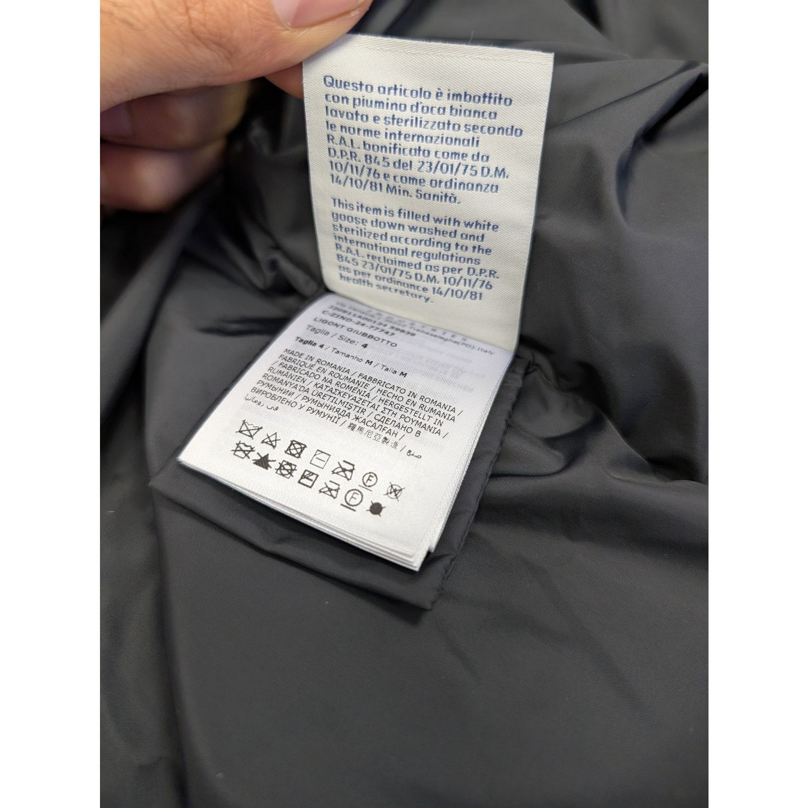 Moncler o1rshd1 Leather Down Jacket in Black Size US XL / EU 56 / 4 - 17 Thumbnail