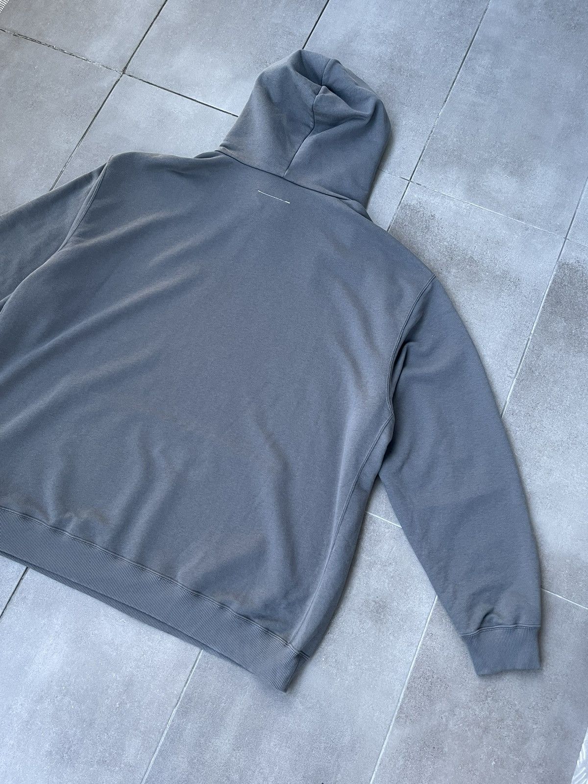 Maison Margiela !DS! SS23 Maison Margiela Logo Gray Oversized Hoodie Size XL / US 12-14 / IT 48-50 - 15 Thumbnail