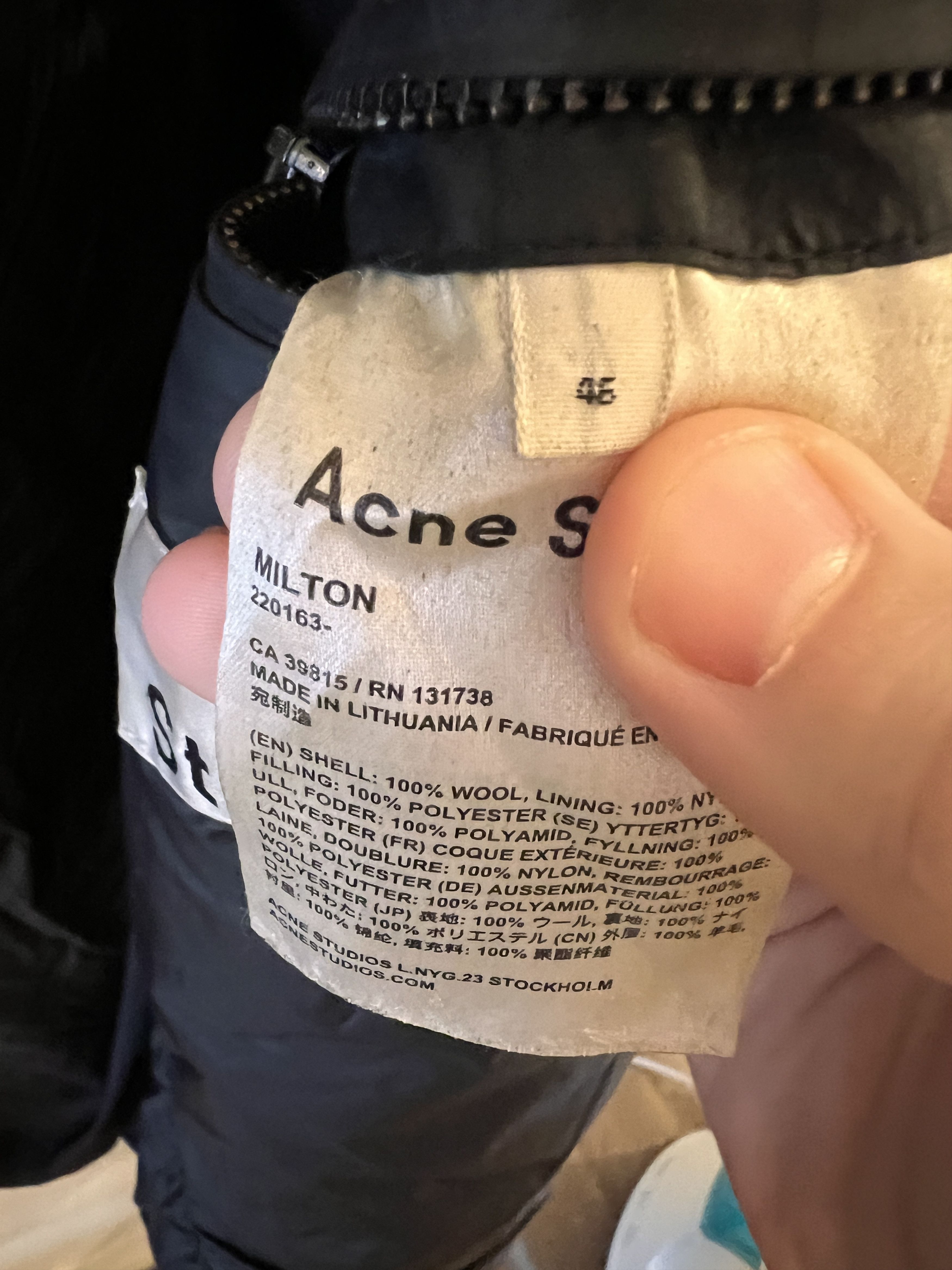 Acne Studios Milton Wool Coat Size US S / EU 44-46 / 1 - 6 Thumbnail
