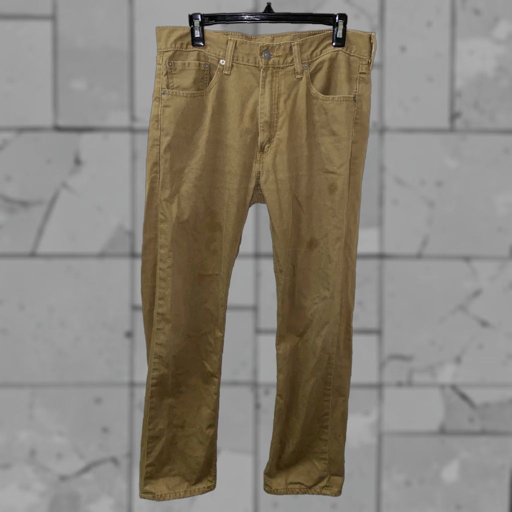 Levi's Levi’s Mens Casual Pants Brown Zip Fly 33 X 31 31 Inseam Flat Front Regular Size 33 Regular Mens Brown Levi’s Pants Size US 33 - 1 Thumbnail