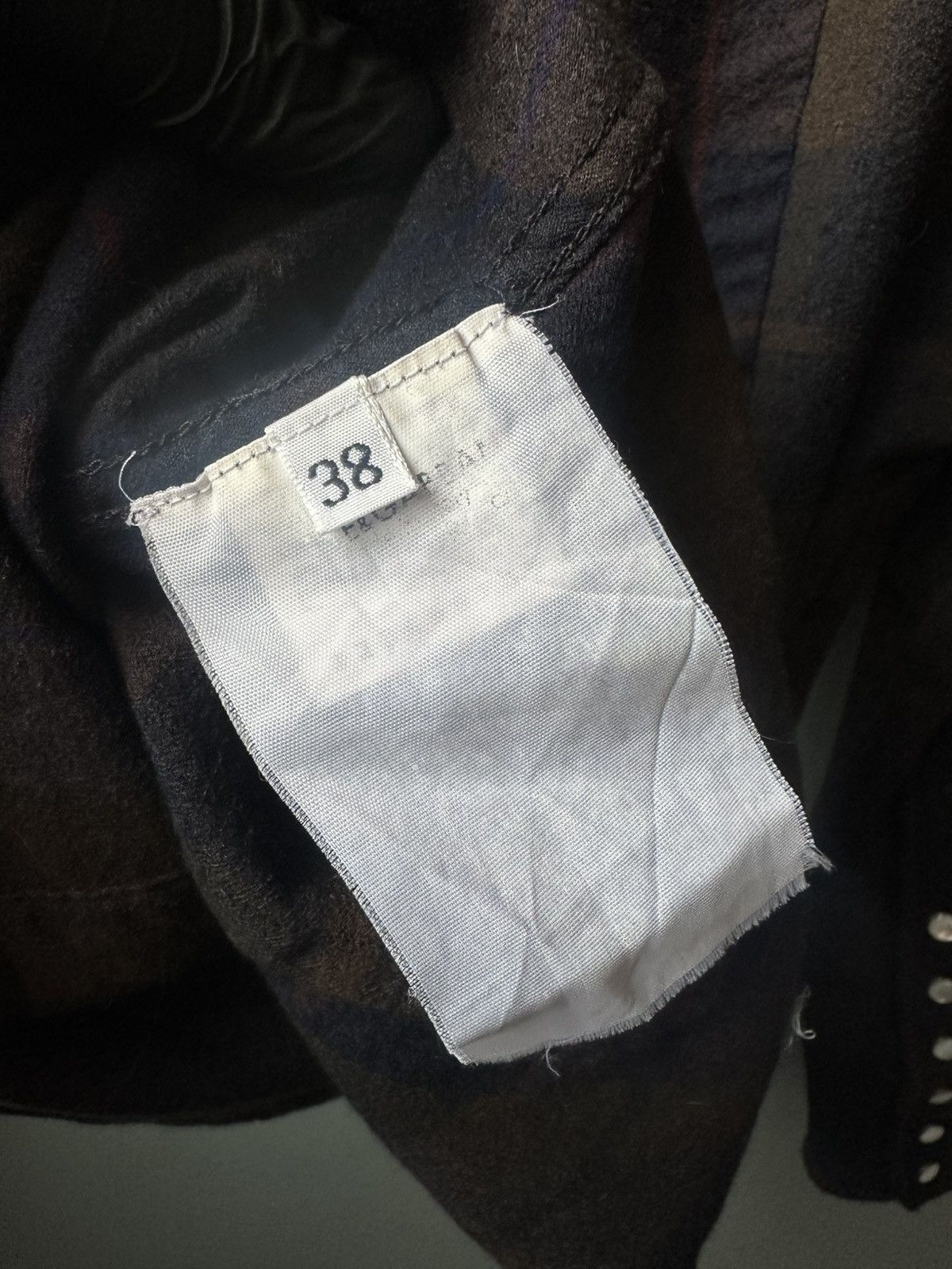 Dolce & Gabbana Dolce & Gabbana Western Wool Check Shirt Size 38 Size XS / US 0-2 / IT 36-38 - 7 Thumbnail