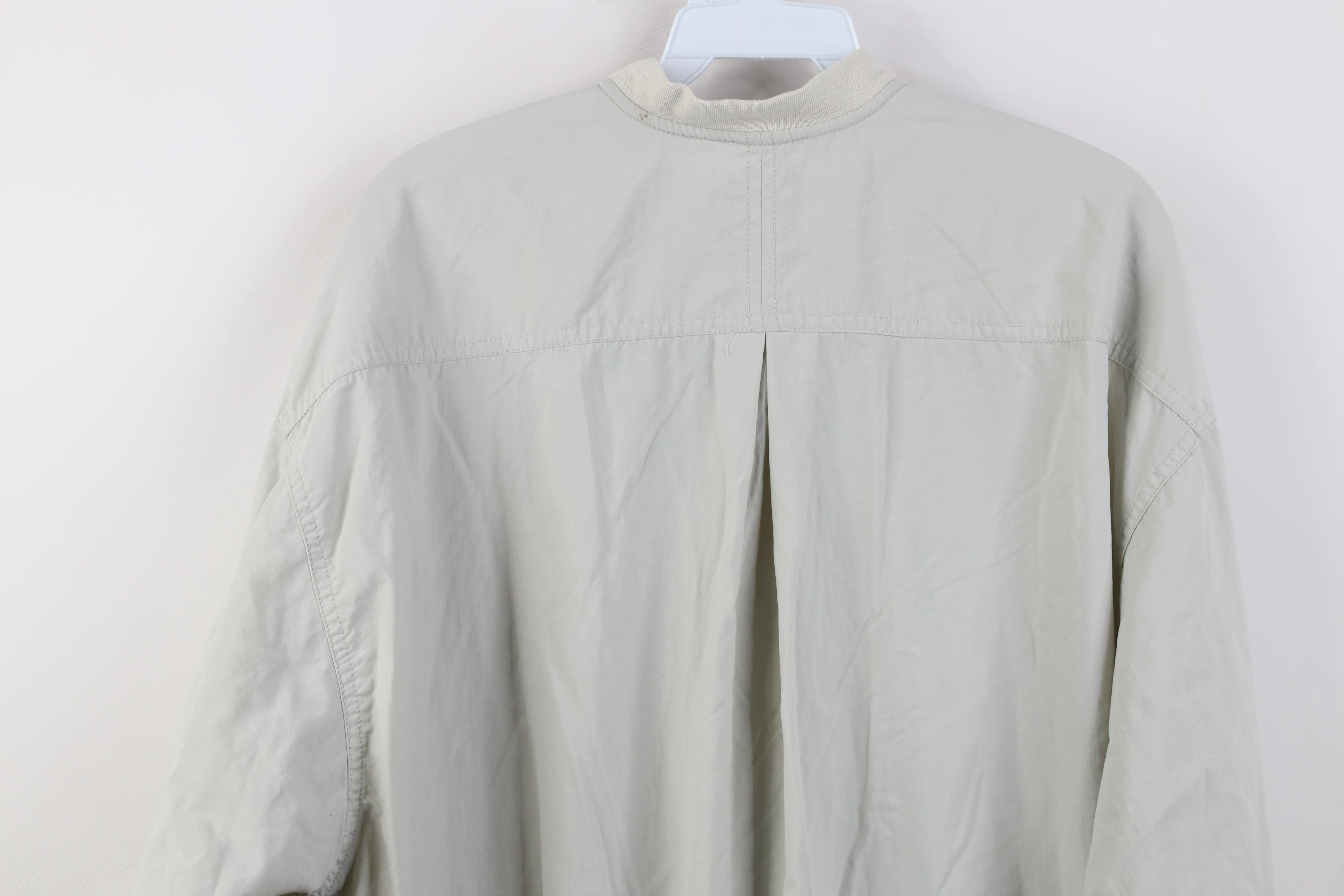 Nike Vintage 90s Nike Golf Mini Swoosh Windbreaker Jacket Stone Size US M / EU 48-50 / 2 - 11 Thumbnail