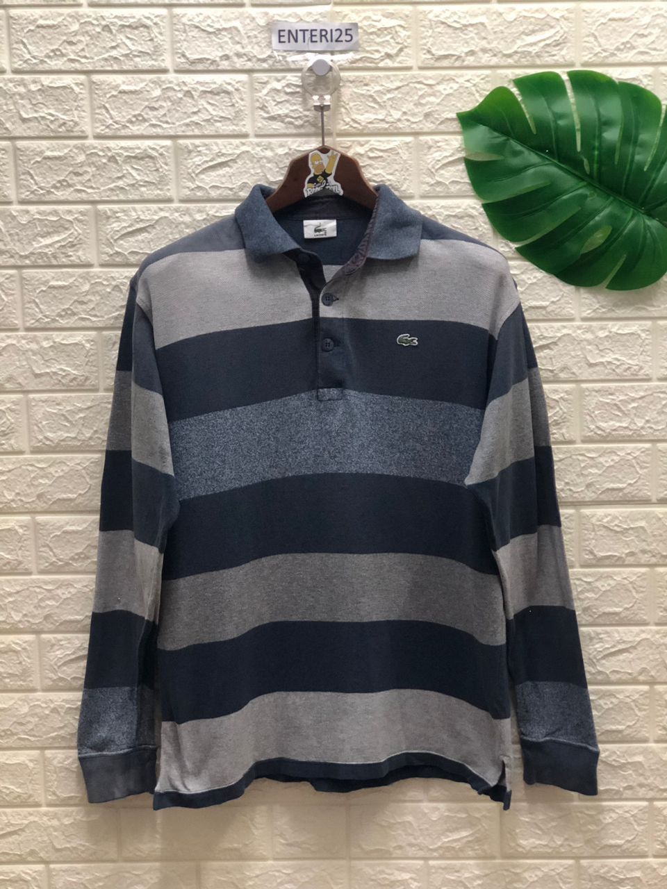 Lacoste Vintage Lacoste polo long sleeve made in japan retro rare Size US L / EU 52-54 / 3 - 1 Thumbnail