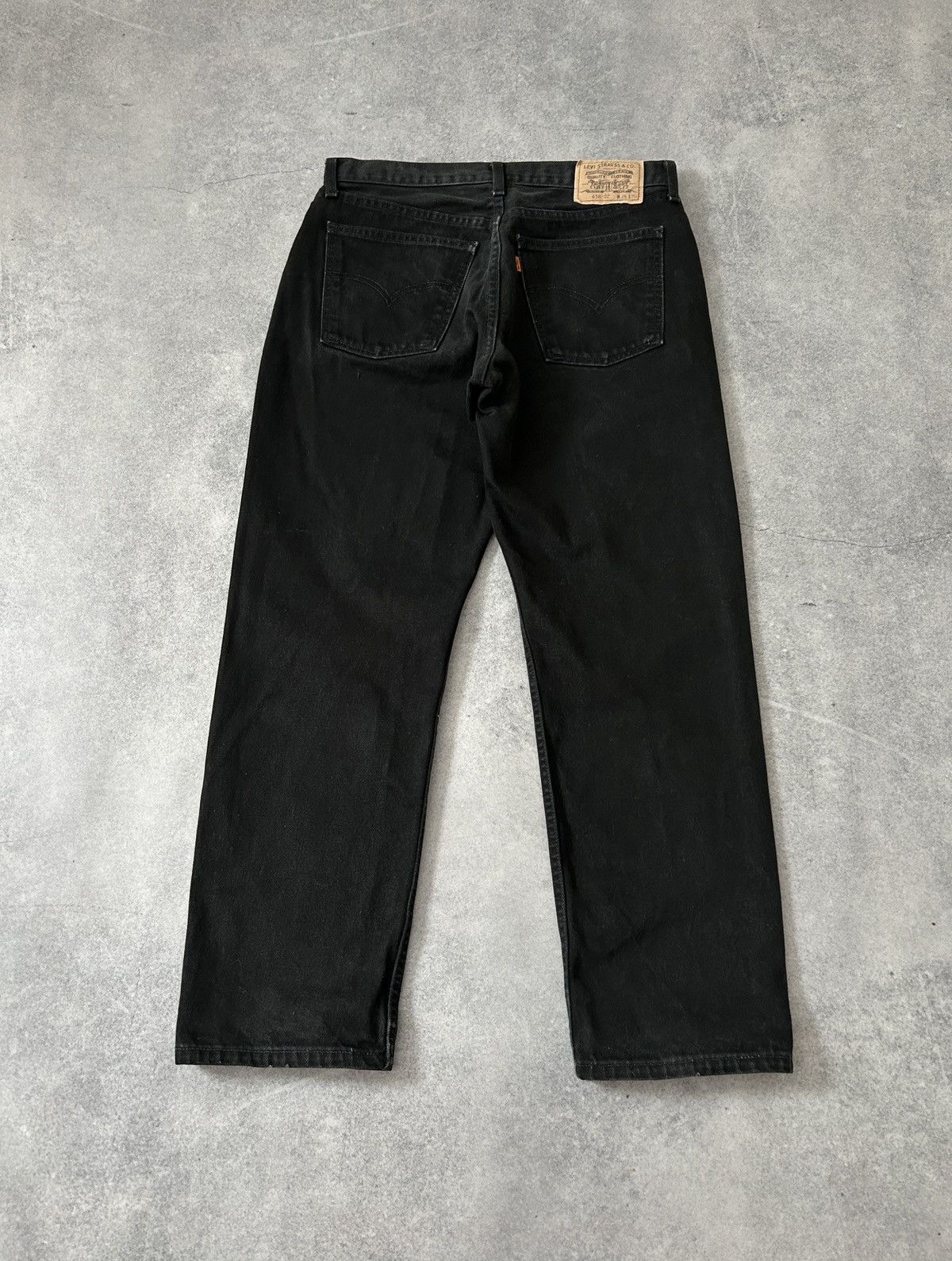 Levi's Vintage Levis 618 black washed jeans mens rare Size US 32 / EU 48 - 2 Thumbnail