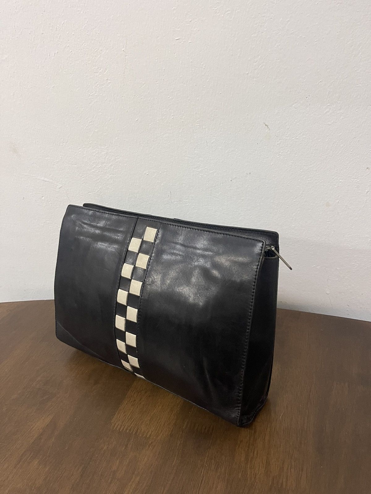 Unisex JPG leather Clutch Armpit Bag