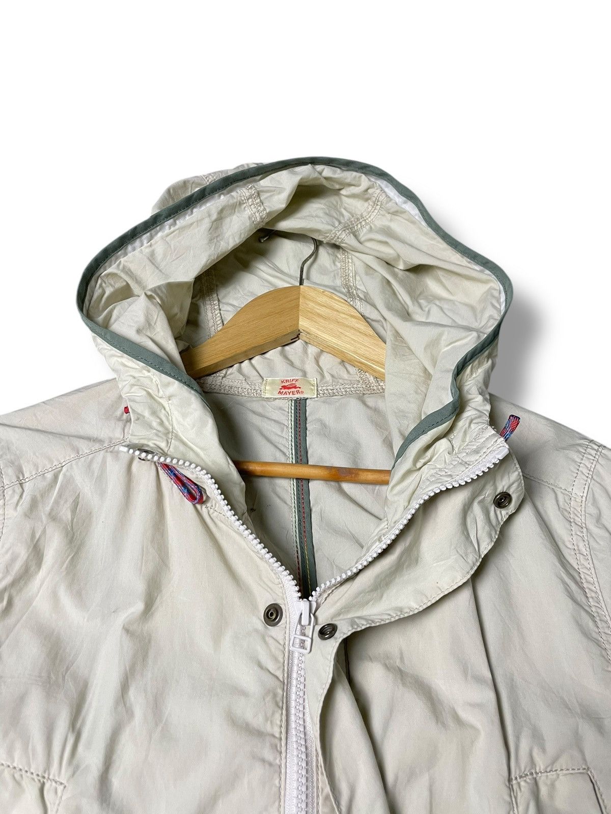 Japanese Brand × Vintage Kriff Mayer Brand Hooded Light Jacket (61) Size US M / EU 48-50 / 2 - 5 Thumbnail