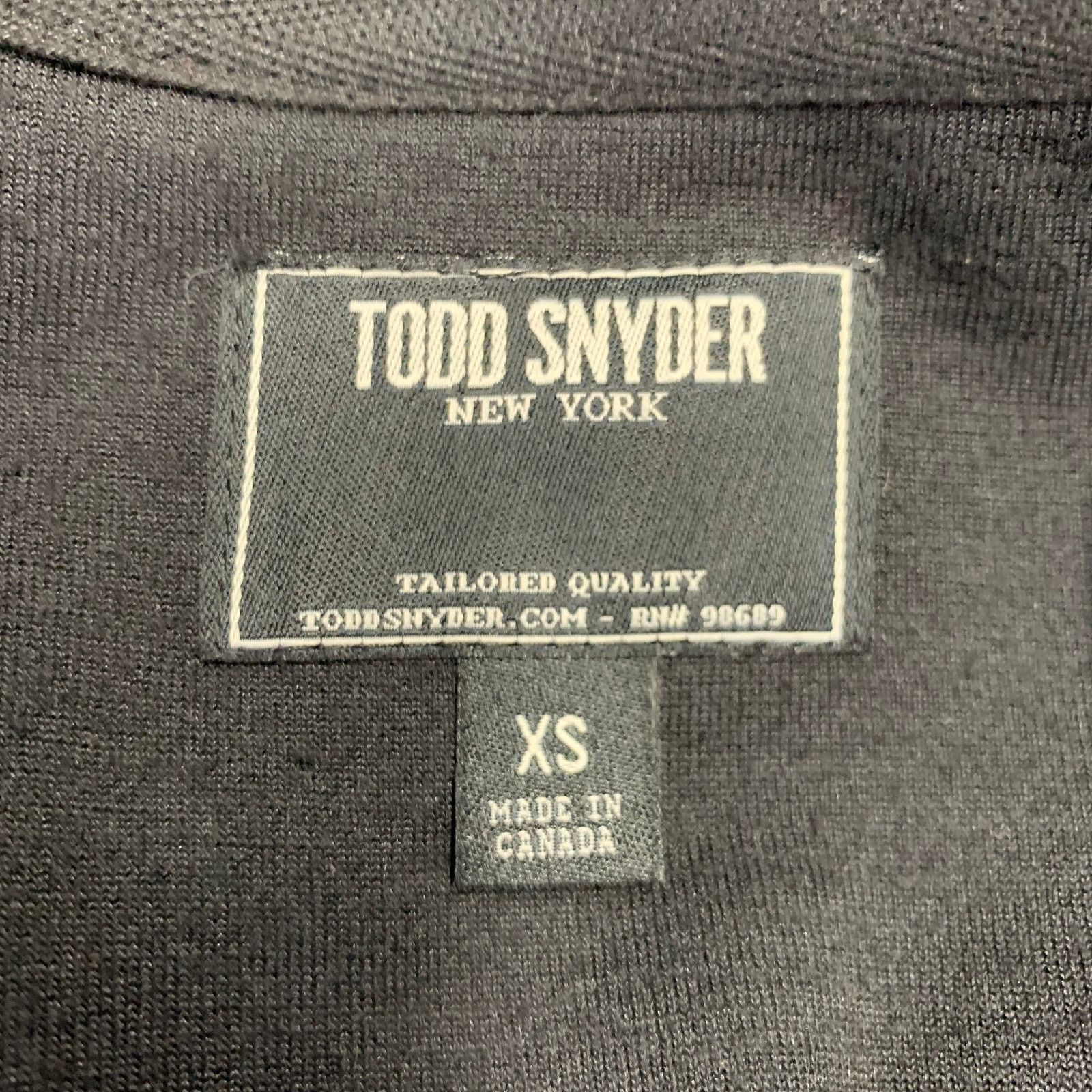 Todd Snyder TODD SNYDER XS Black Terrycloth Cotton Polyester Sweatshirt Size US XS / EU 42 / 0 - 6 Thumbnail