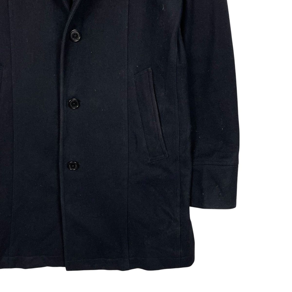 Michel Klein Michel Klein Black Wool Coat Size US M / EU 48-50 / 2 - 4 Thumbnail