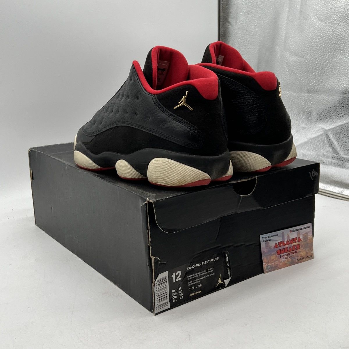 Jordan Brand Air Jordan 13 low bred Size US 12 / EU 45 - 4 Thumbnail