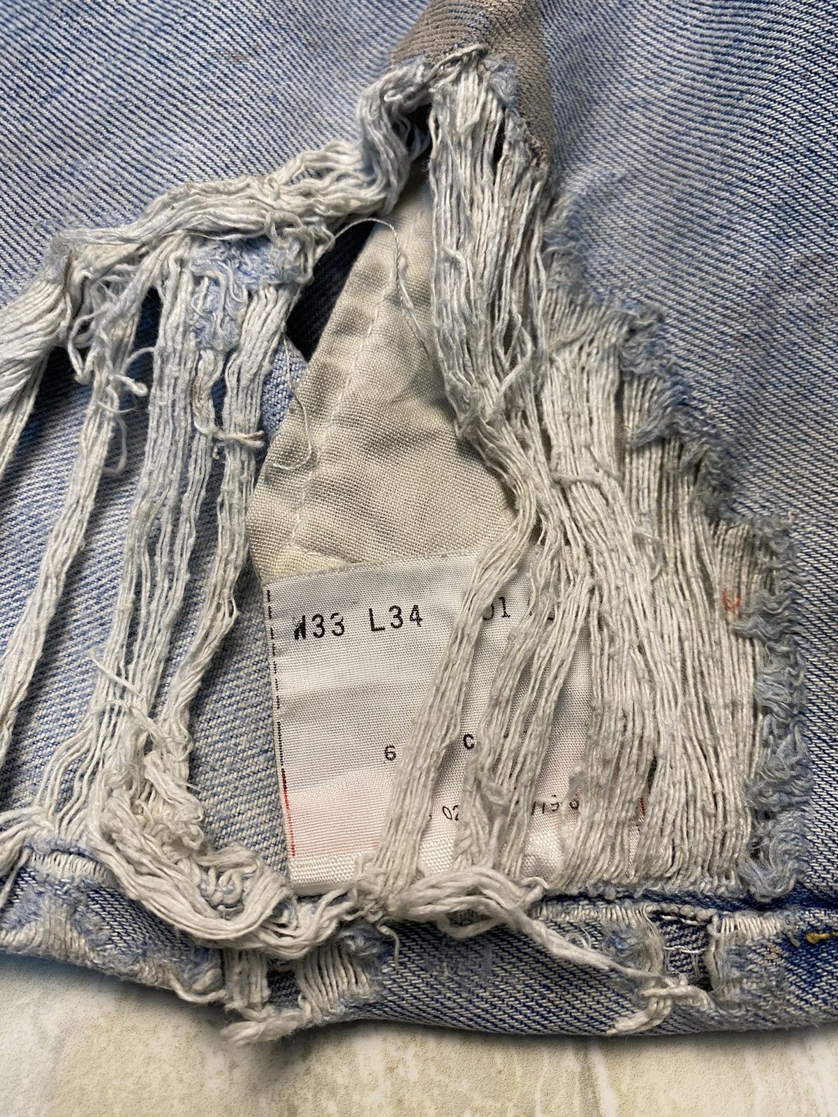 Vintage Levis 501 Size US 33 - 18 Thumbnail