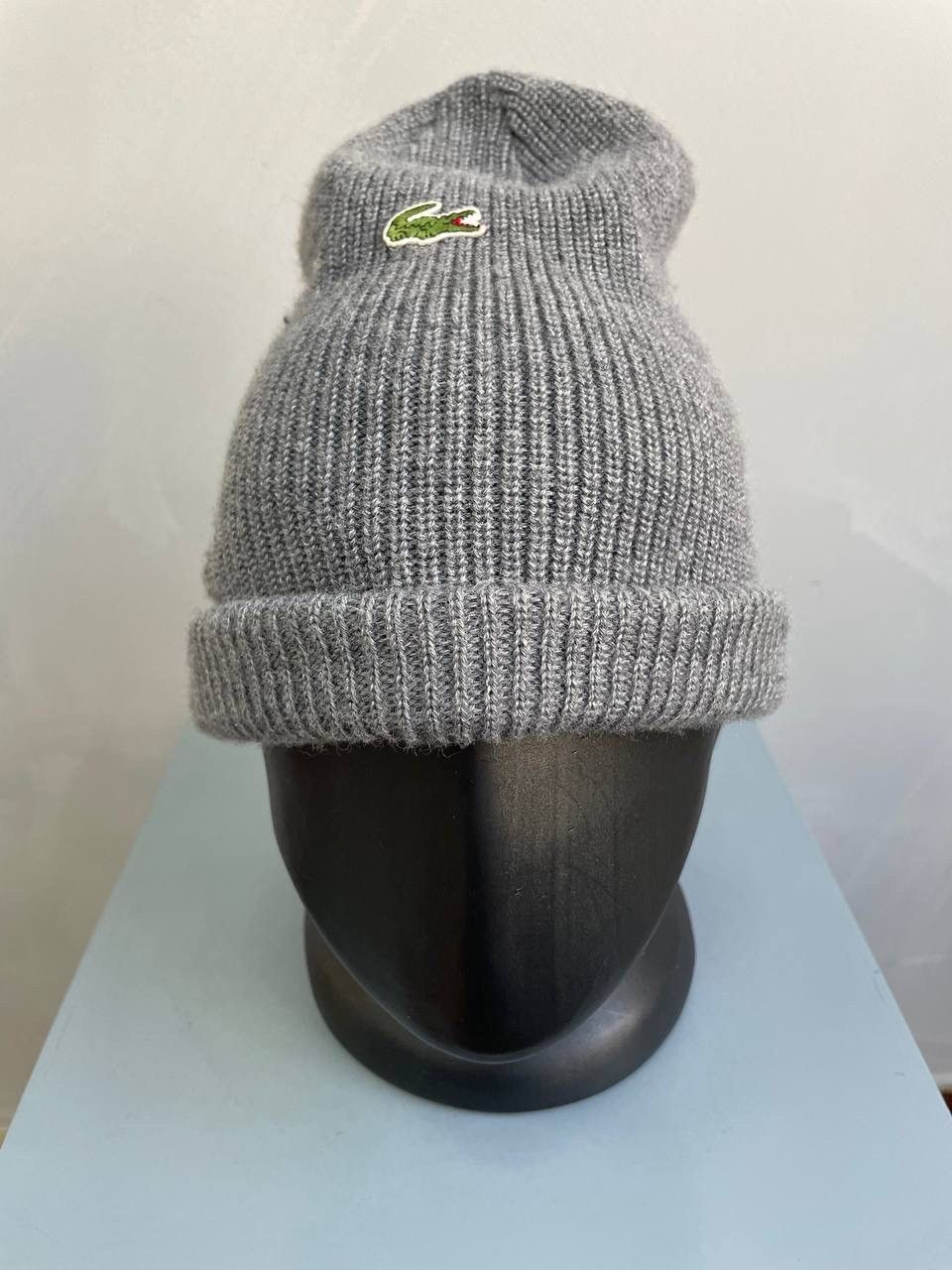 Lacoste × Vintage SALE💣💣 Lacoste Chemise Vintage Beanie hat Made in France I Size ONE SIZE - 1 Thumbnail
