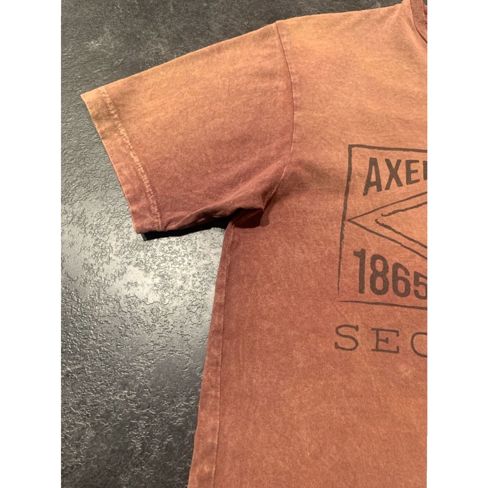 J Brand T K Axel Manufacturing Short Sleeve T-Shirt Mens Medium Brown Crew Neck Cotton Size US M / EU 48-50 / 2 - 4 Thumbnail