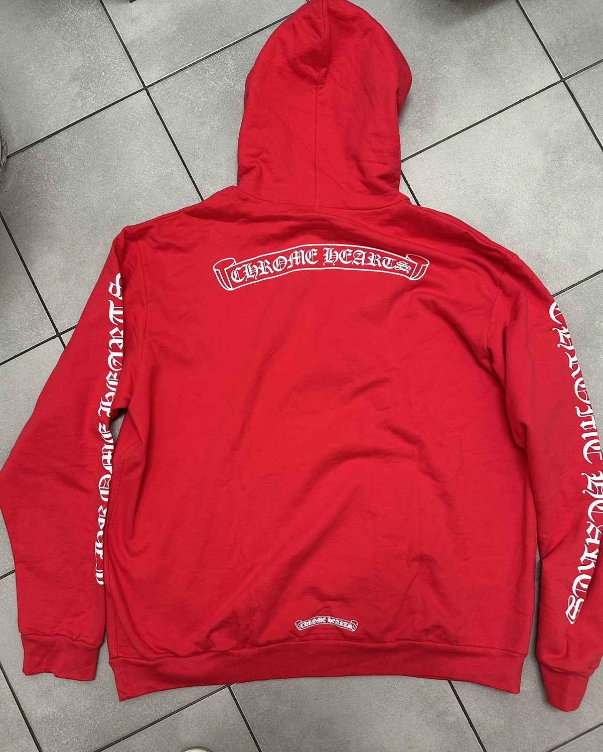 Chrome Hearts Chrome Hearts scroll logo hoodie Size US XL / EU 56 / 4 - 2 Thumbnail