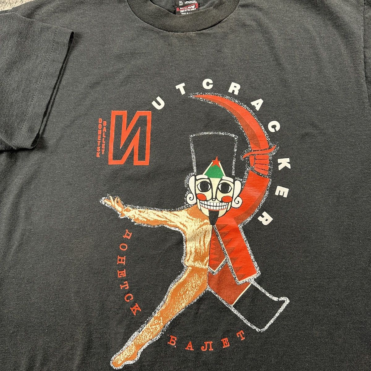 Fruit Of The Loom × Vintage Vintage 90s The Nutcracker Ballet T Shirt Size US L / EU 52-54 / 3 - 6 Thumbnail