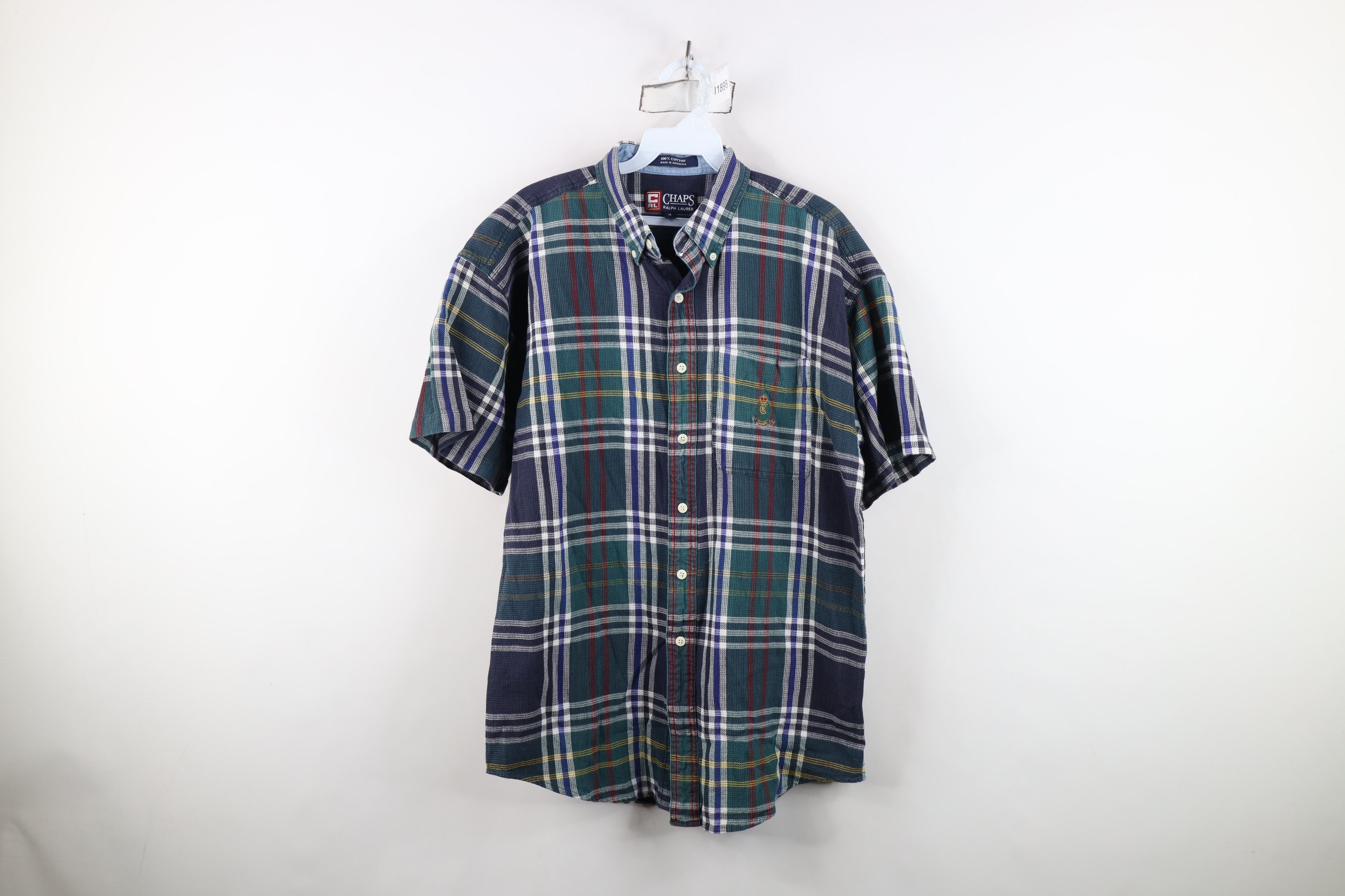 Ralph Lauren Vintage 90s Chaps Ralph Lauren Knit Button Down Shirt Size US M / EU 48-50 / 2 - 1 Thumbnail