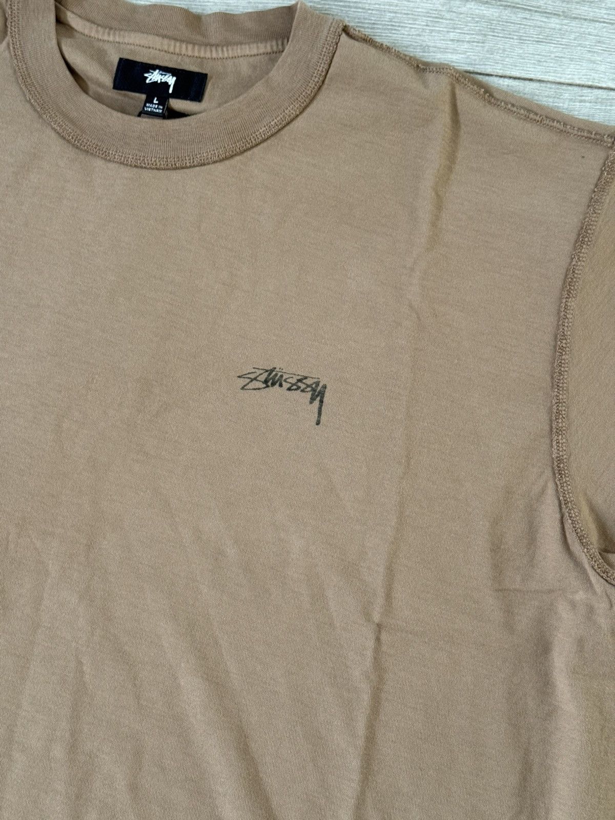 Stussy Men's Stussy Lazy 1140283 Umber Tee T-Shirt Size L Large New Size US L / EU 52-54 / 3 - 2 Thumbnail