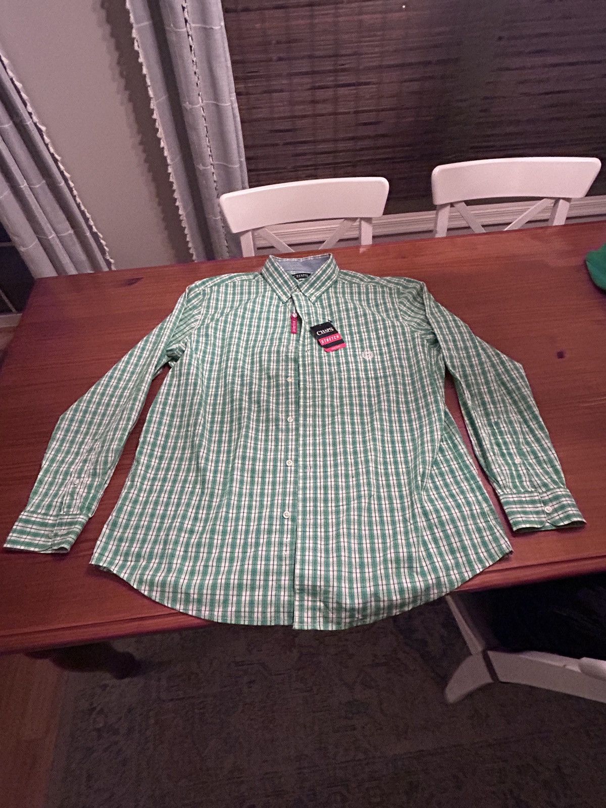 Chaps Green button up shirt Size US XL / EU 56 / 4 - 1 Thumbnail