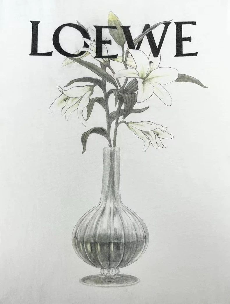 Loewe LOEWE Narcissus letter logo short sleeve Size S / US 4 / IT 40 - 4 Thumbnail