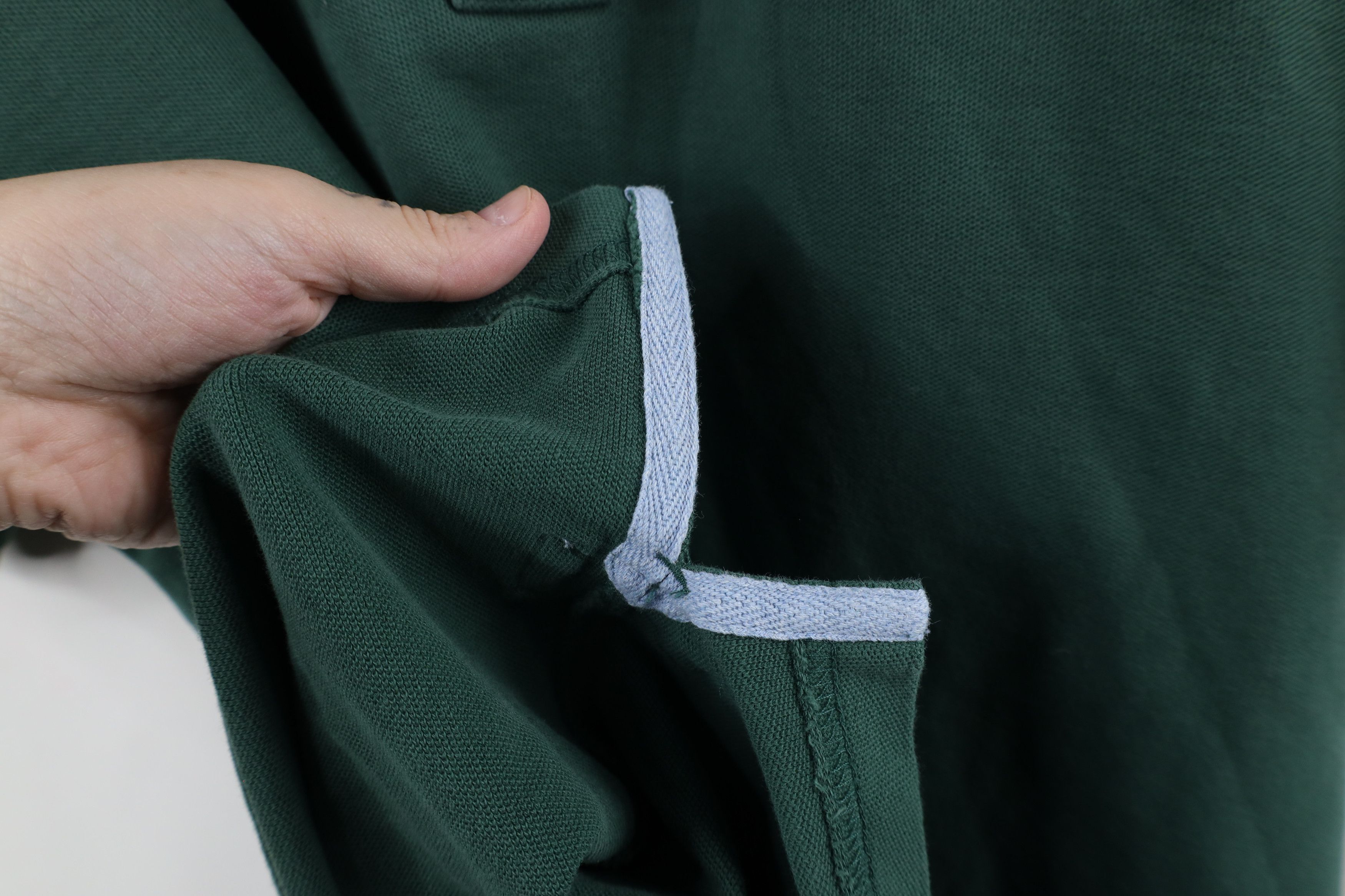 Orvis × Vintage Vintage Orvis Heavyweight Collared Polo Shirt Green Cotton Size US L / EU 52-54 / 3 - 8 Thumbnail