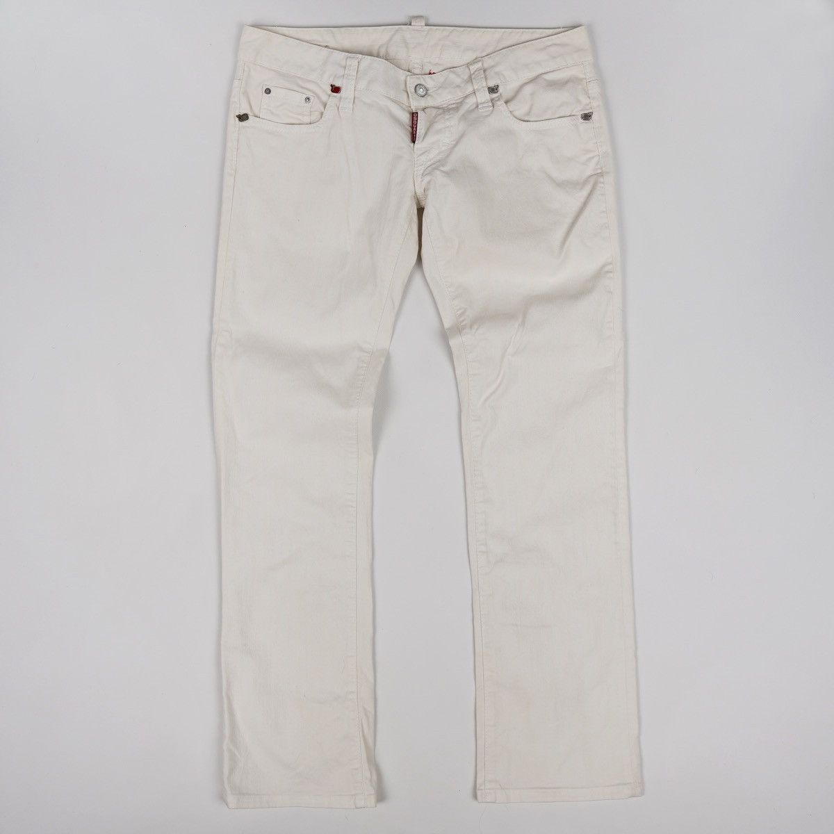 Dsquared2 Dsquared white Jeans Denim Pants Size 33" - 1 Thumbnail