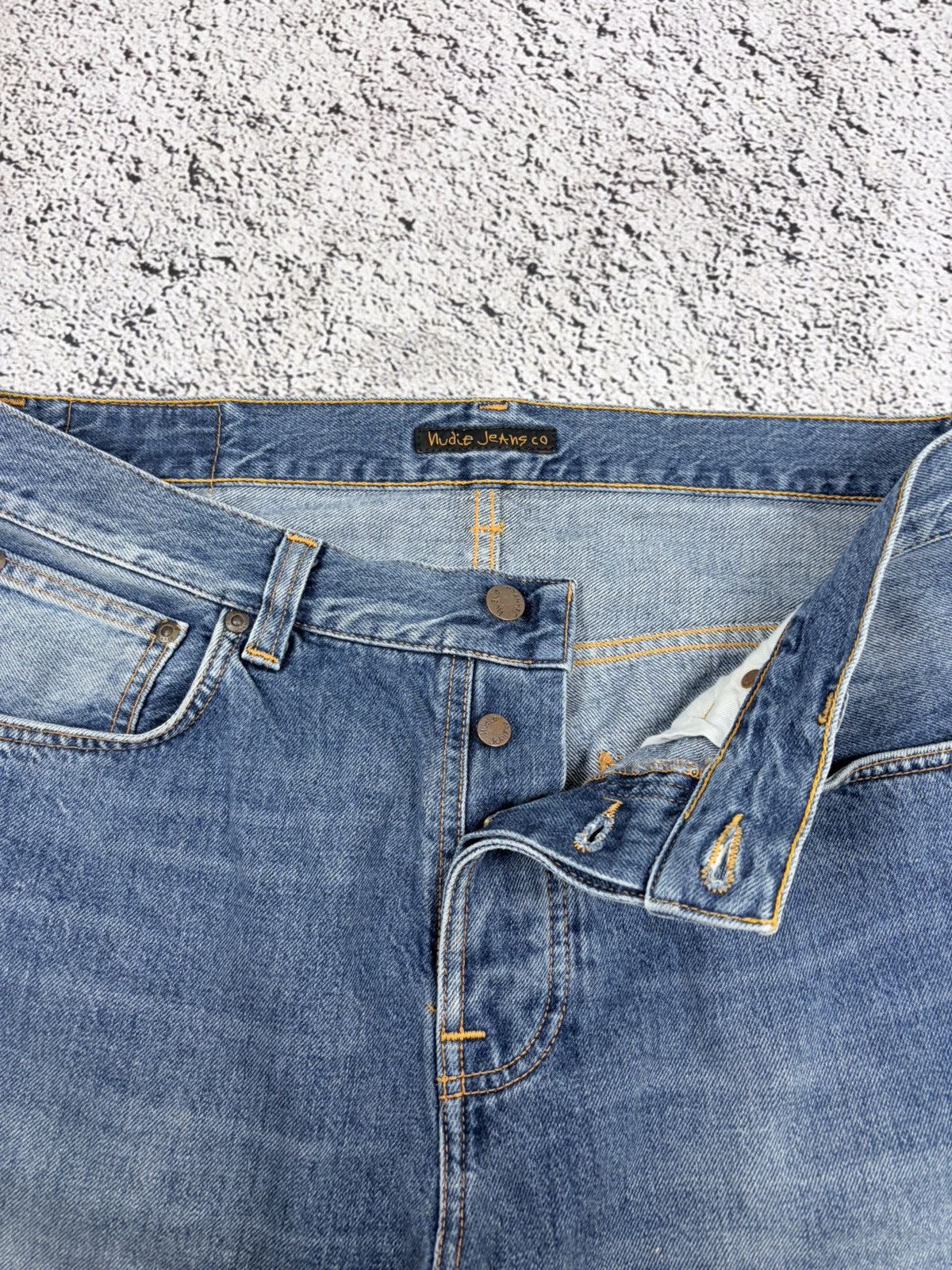 Nudie Jeans Nudie Jeans Co Custom Cut Off Denim Shorts Jorts W33 Size US 33 - 6 Thumbnail