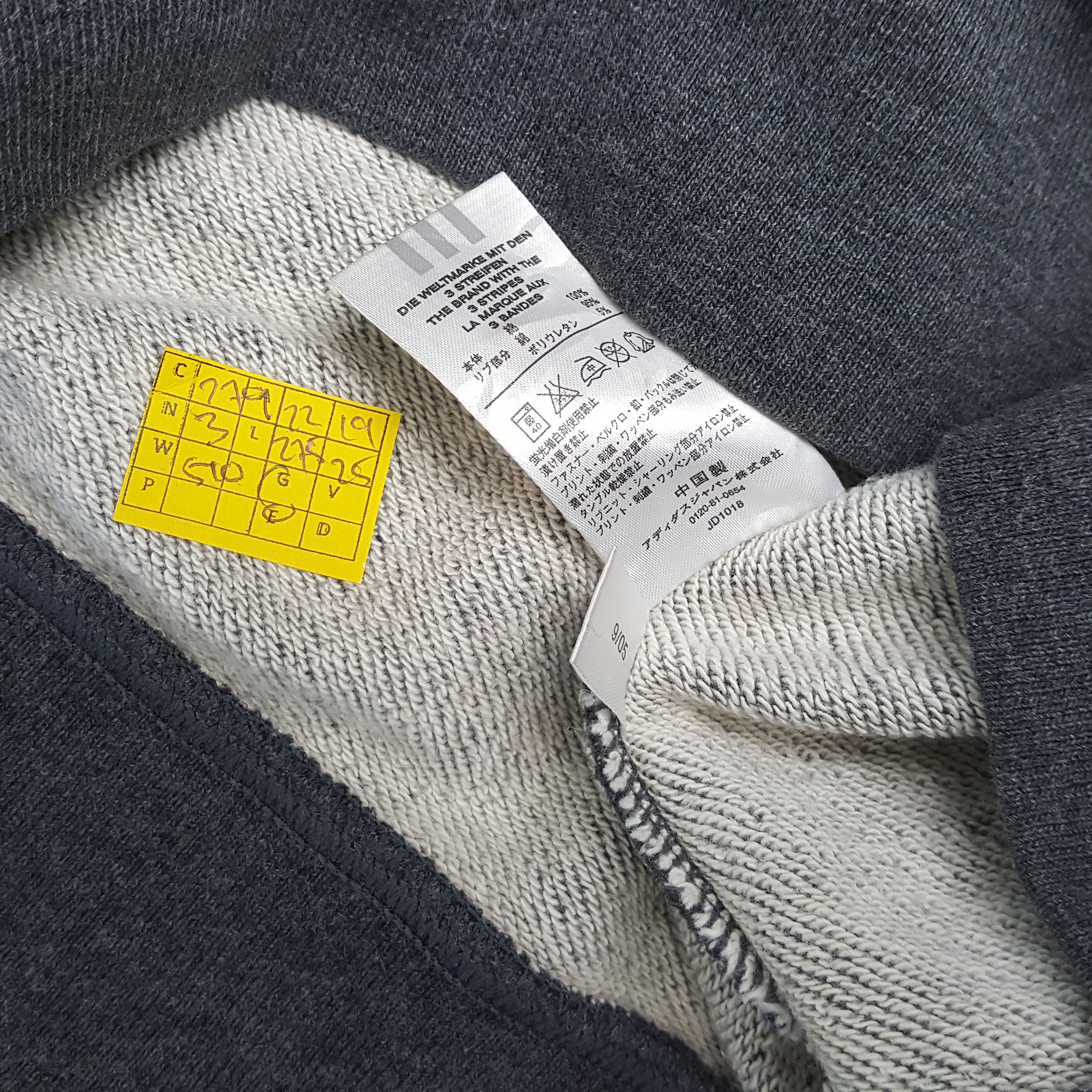 Japanese Brand × Vintage × Yohji Yamamoto Vintage ADIDAS x YOHJI YAMAMOTO Japanese Custom Sweatshirt Size US M / EU 48-50 / 2 - 8 Thumbnail