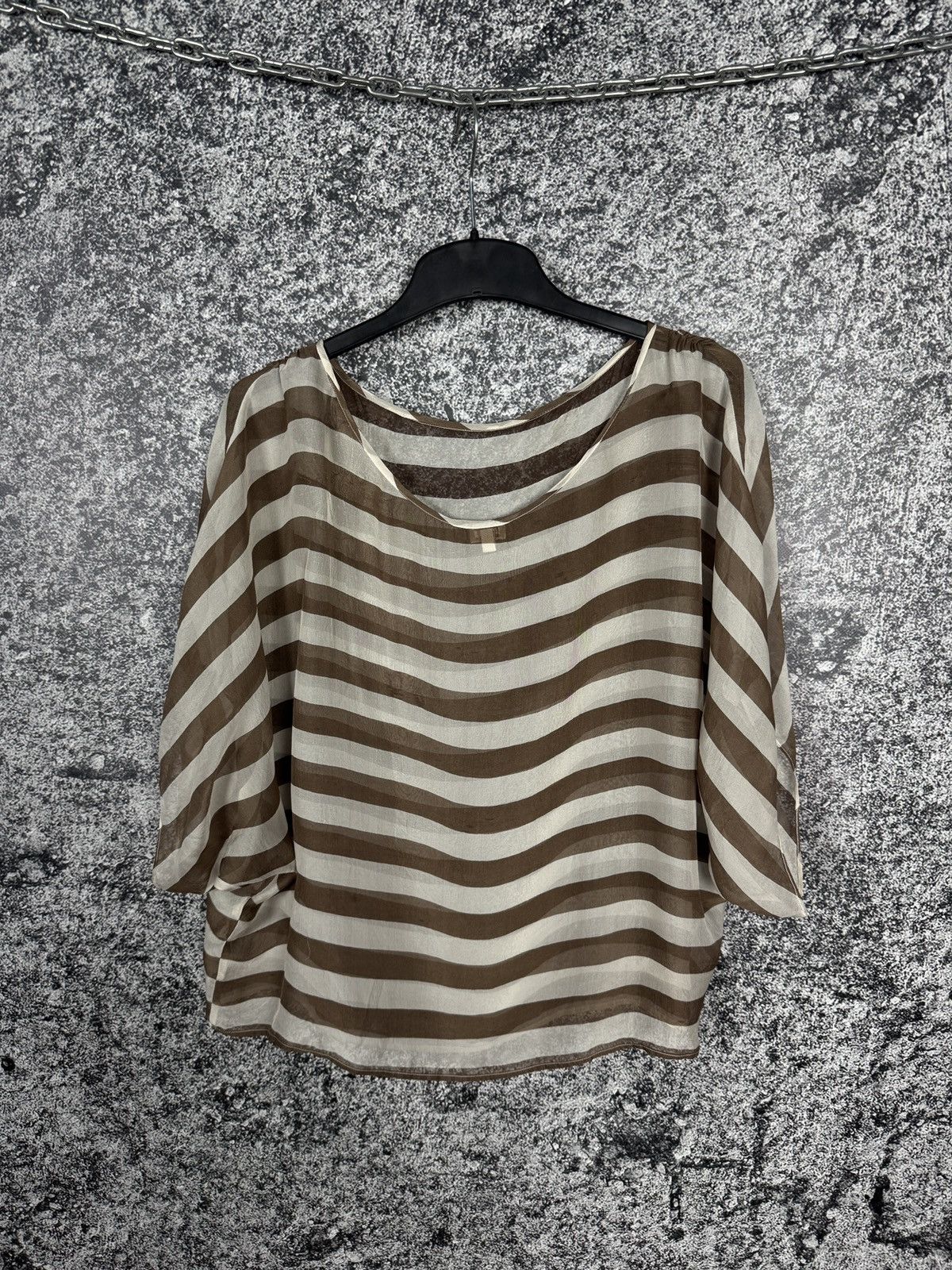 Kenzo Women’s Kenzo Paris Silk Blouse Striped Top Luxury Size 36 Size XS / US 0-2 / IT 36-38 - 11 Thumbnail