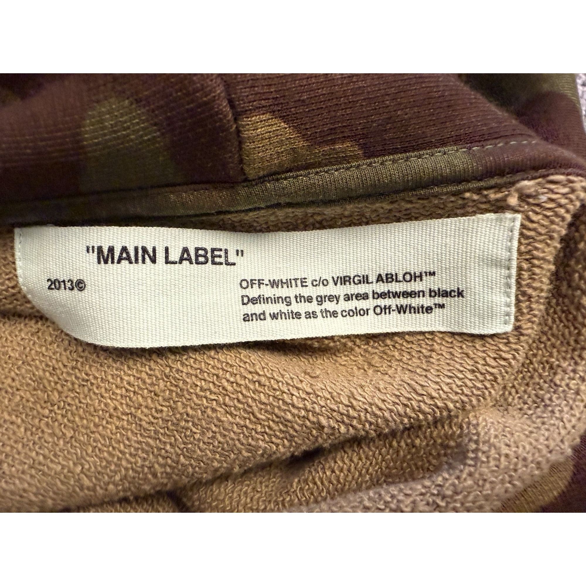 Off-White Off-White Camouflage Hoodie L Cotton Seeing Things Collectio Size US L / EU 52-54 / 3 - 5 Thumbnail