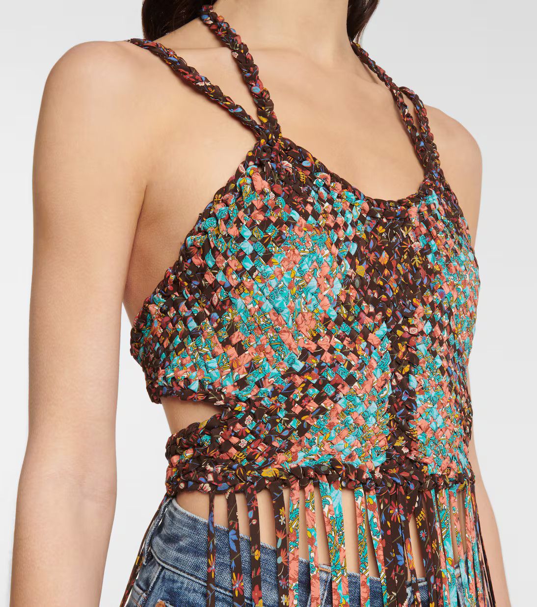 Chloe o1y0825 Silk Blouse in Multicolor Size S / US 4 / IT 40 - 4 Thumbnail