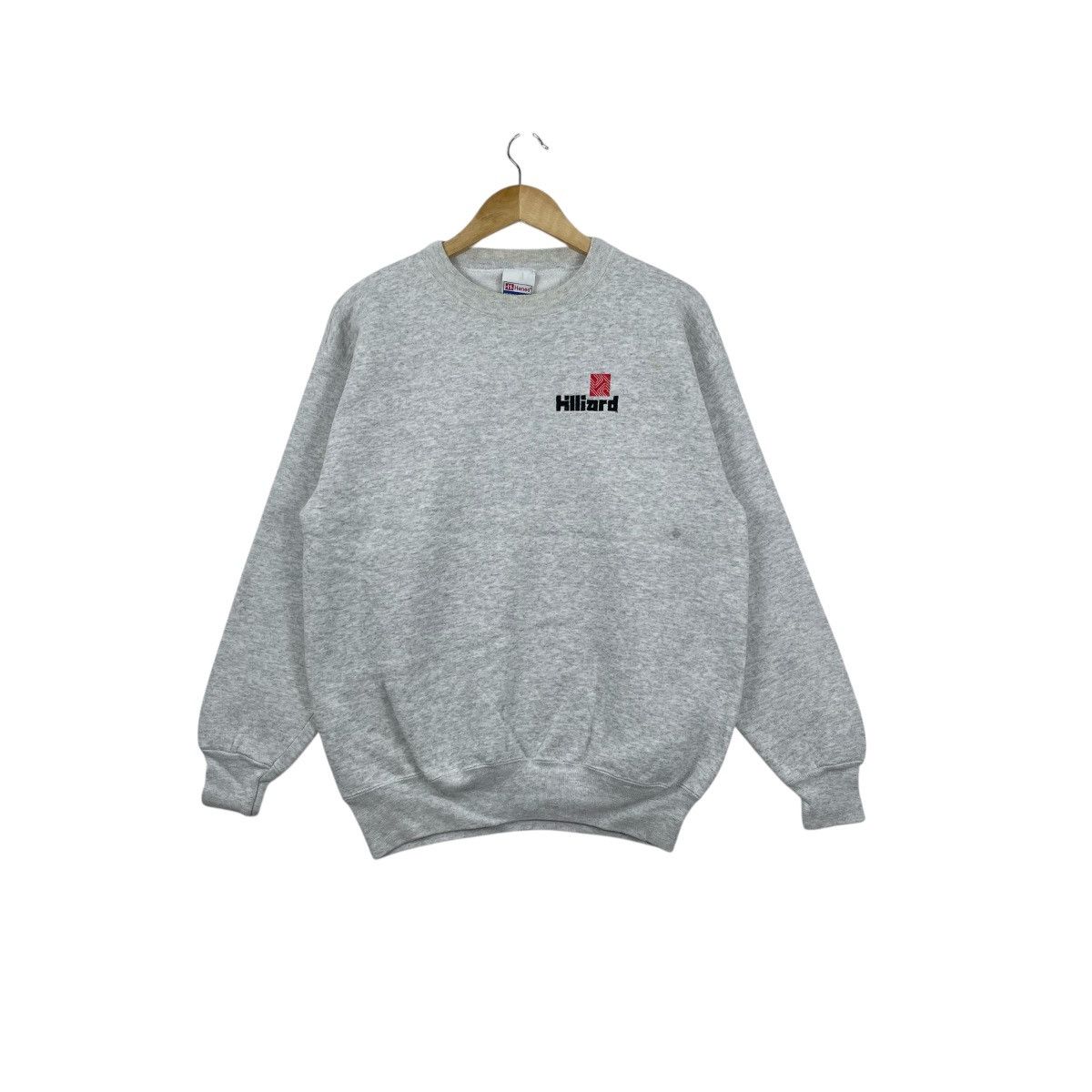 Hanes × Vintage Vintage 90s Hilliard Corporation Crewneck Sweatshirt Size US L / EU 52-54 / 3 - 1 Thumbnail