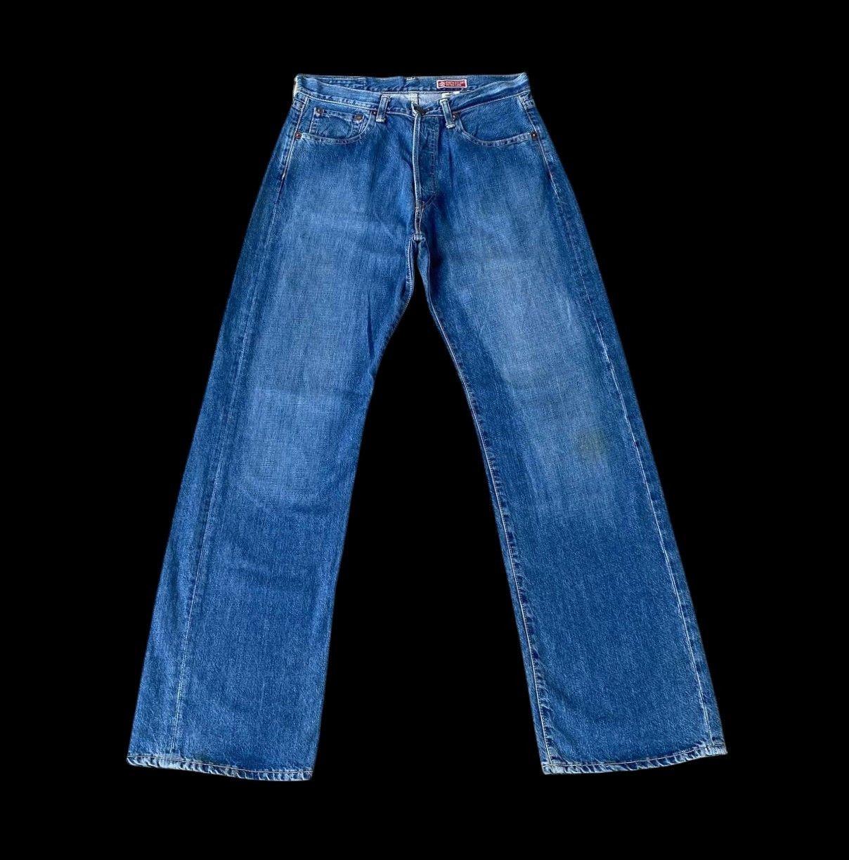 45rpm VINTAGE 90S 45RPM DENIM BLUEWASH STRAIGHT LEG Size US 30 / EU 46 - 1 Thumbnail