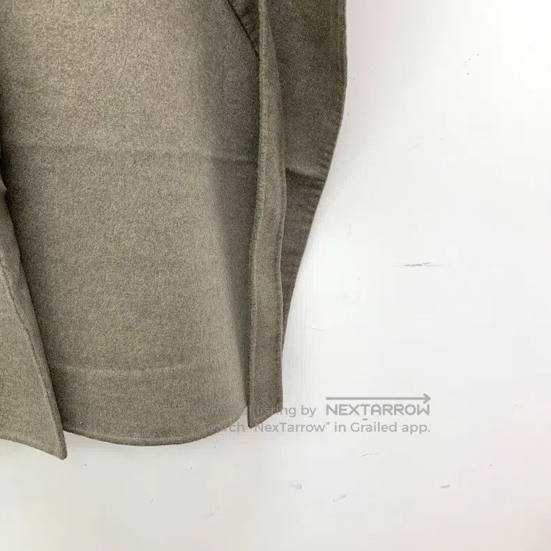 Hermes Hermes Gray-brown cashmere belted cape coat Size XXS / US 00 / IT 34 - 4 Thumbnail