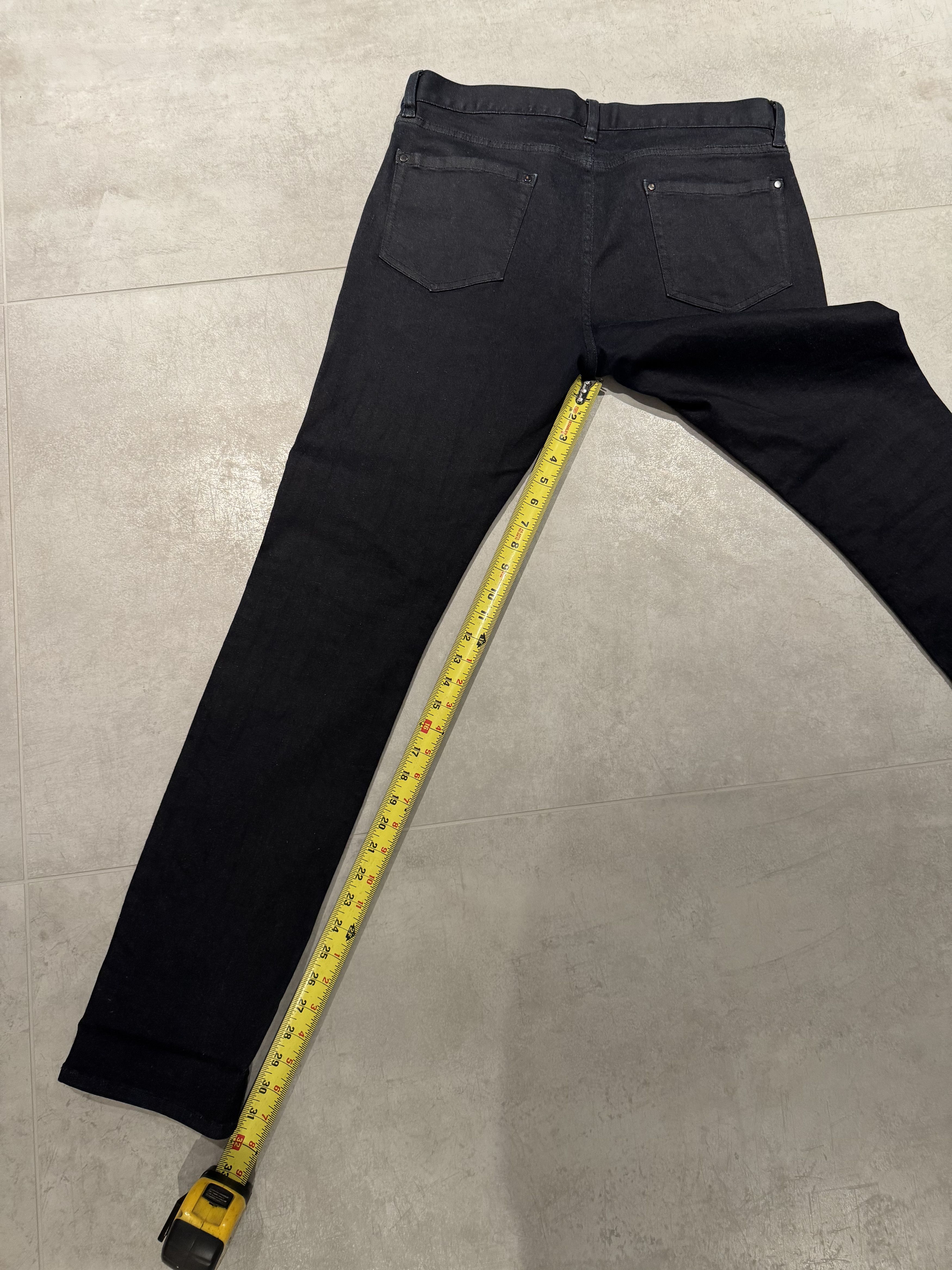 John Varvatos Dark Jeans Size US 33 - 6 Thumbnail