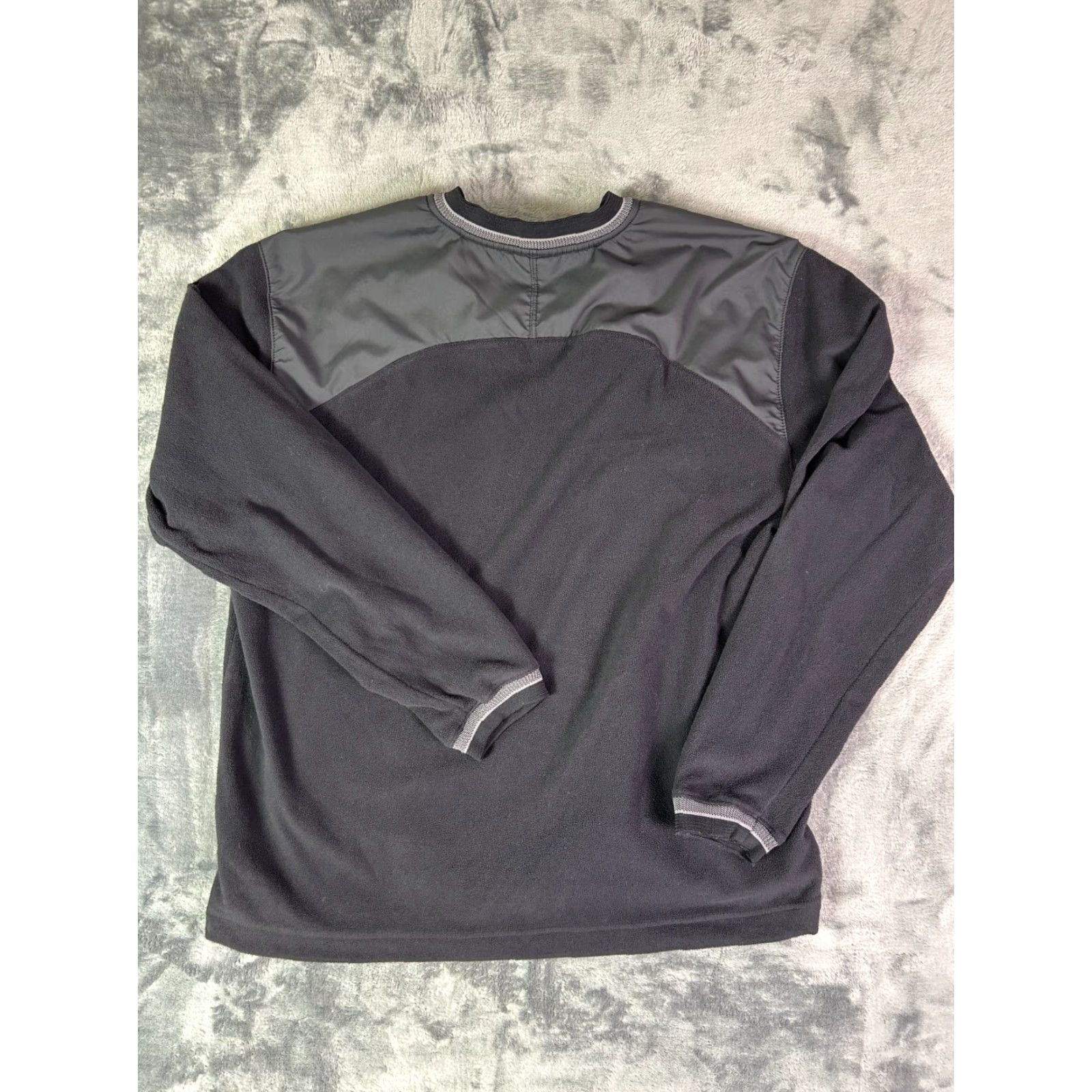 Nike VINTAGE Nike Golf Therma-Fit Black Pullover Sweatshirt M V-Neck Fleece Size US M / EU 48-50 / 2 - 5 Thumbnail