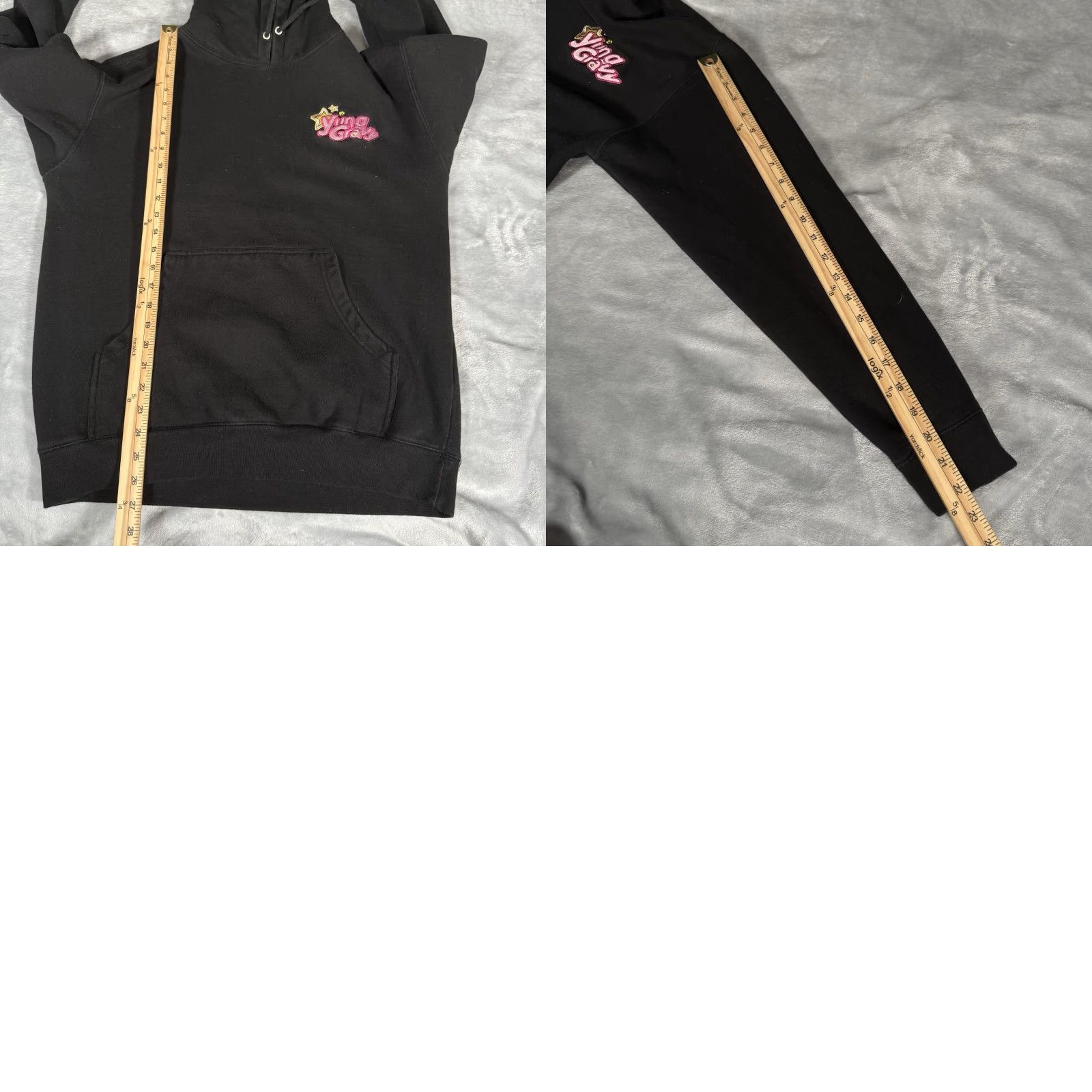 Vintage Yung Gravy Music Hoodie Mens M Black Graphic Print Logo Embroidered 2021 Back In Business Tour Merch Crew Neck Pullover Size US M / EU 48-50 / 2 - 8 Thumbnail